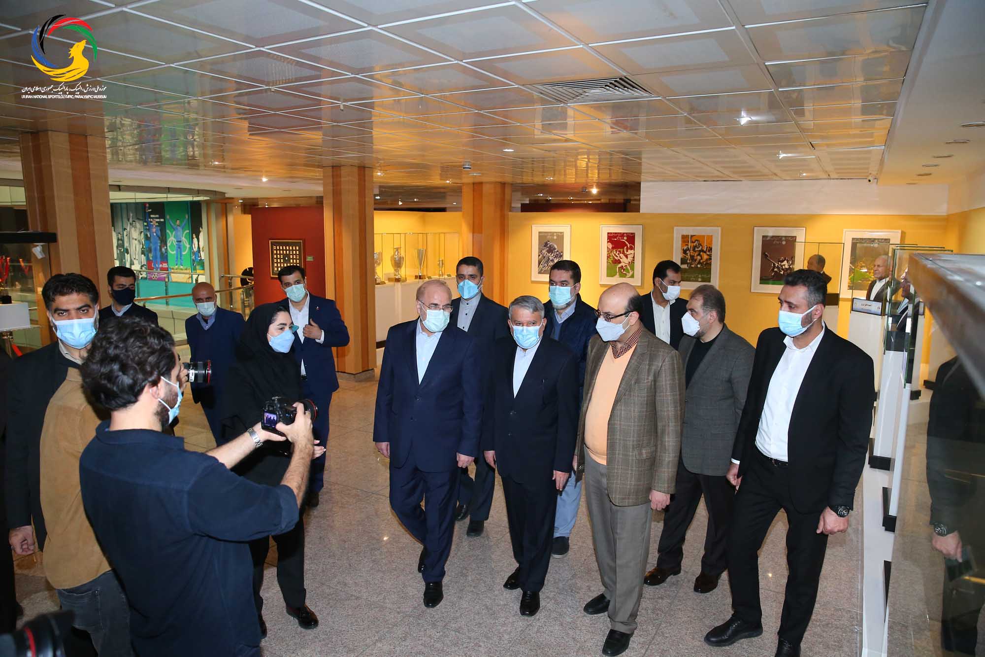 بازدید دکتر محمدباقر قالیباف از موزه ملی ورزش، المپیک، پارالمپیک