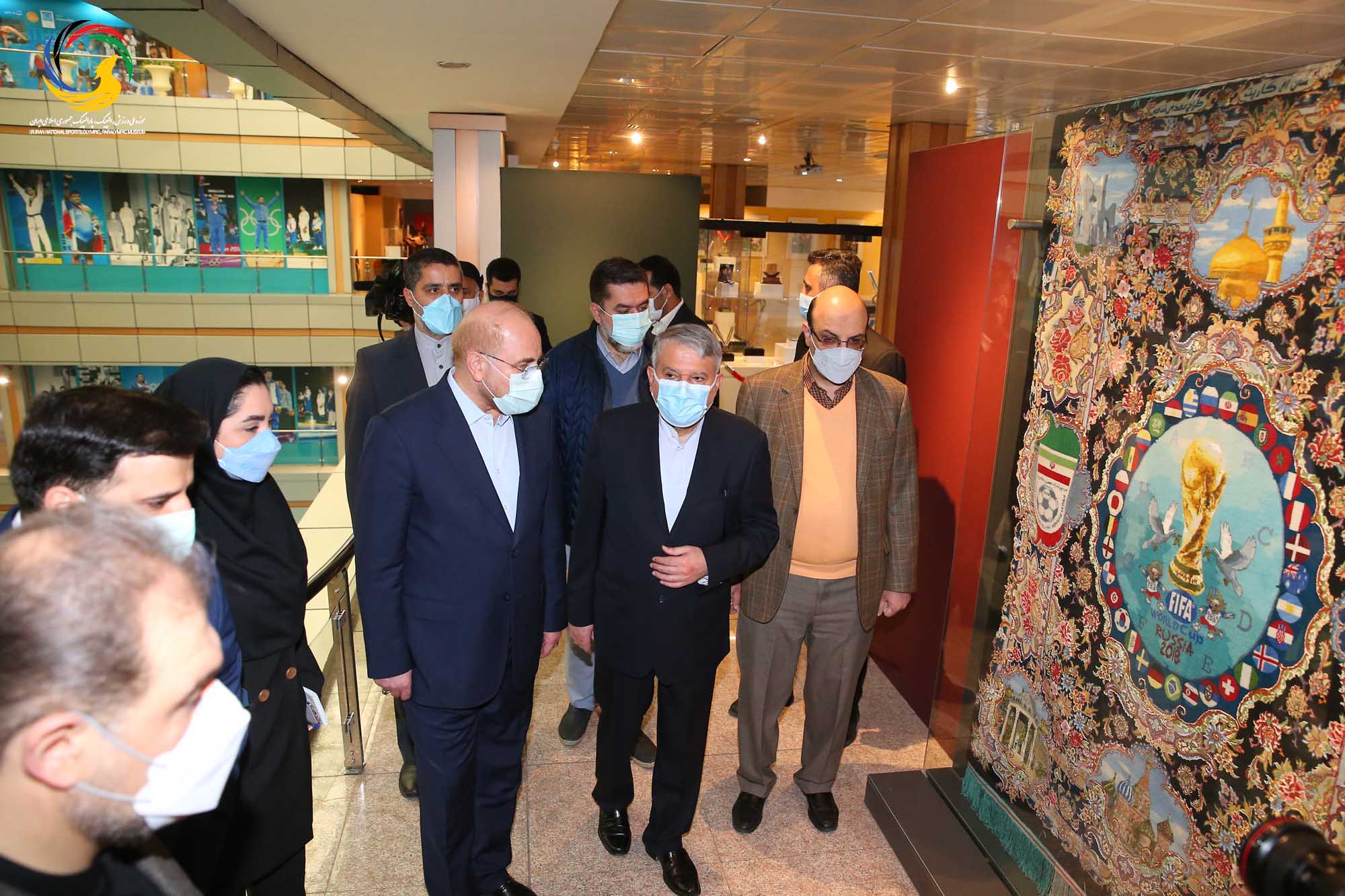 بازدید دکتر محمدباقر قالیباف از موزه ملی ورزش، المپیک، پارالمپیک