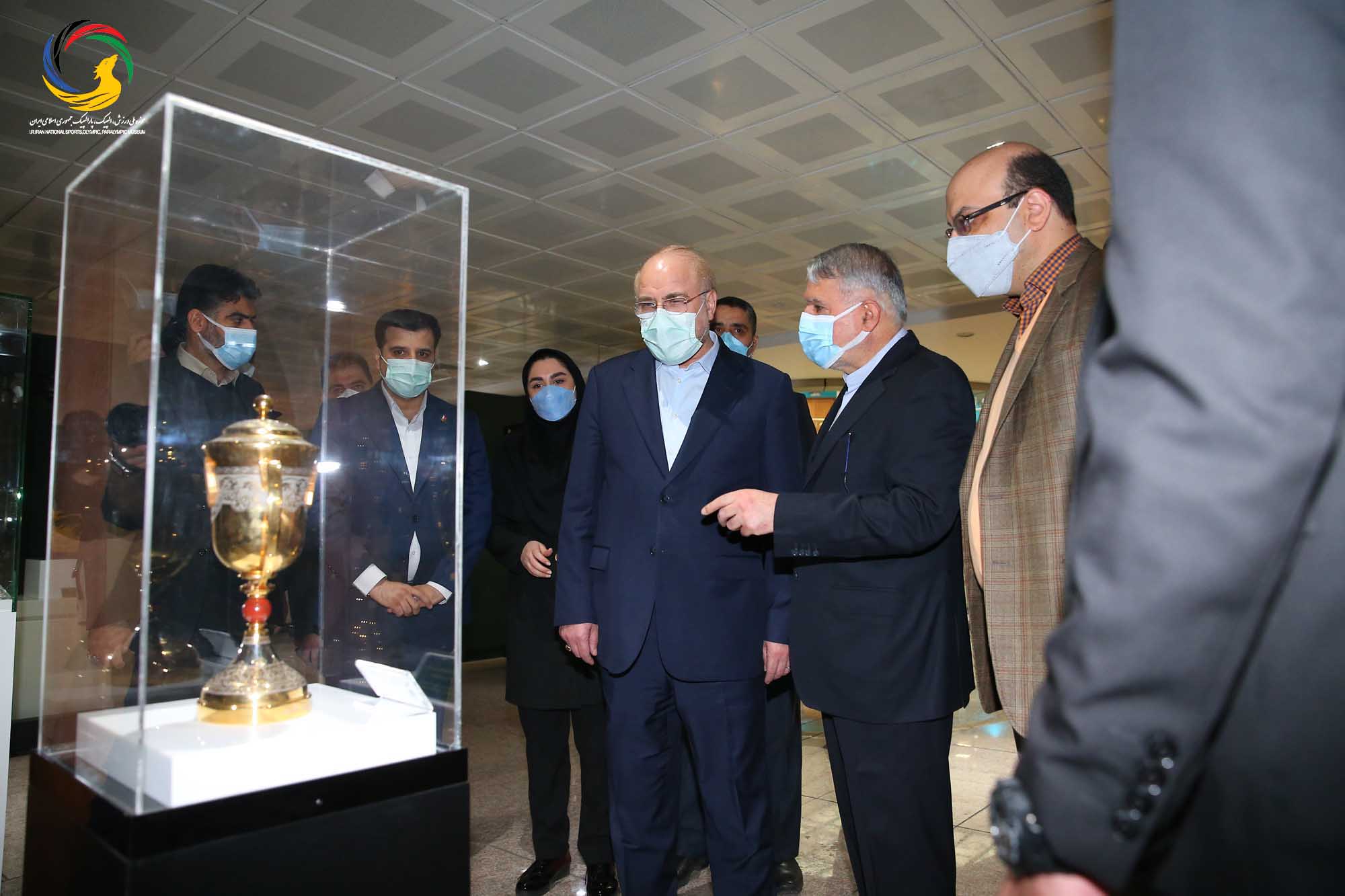 بازدید دکتر محمدباقر قالیباف از موزه ملی ورزش، المپیک، پارالمپیک