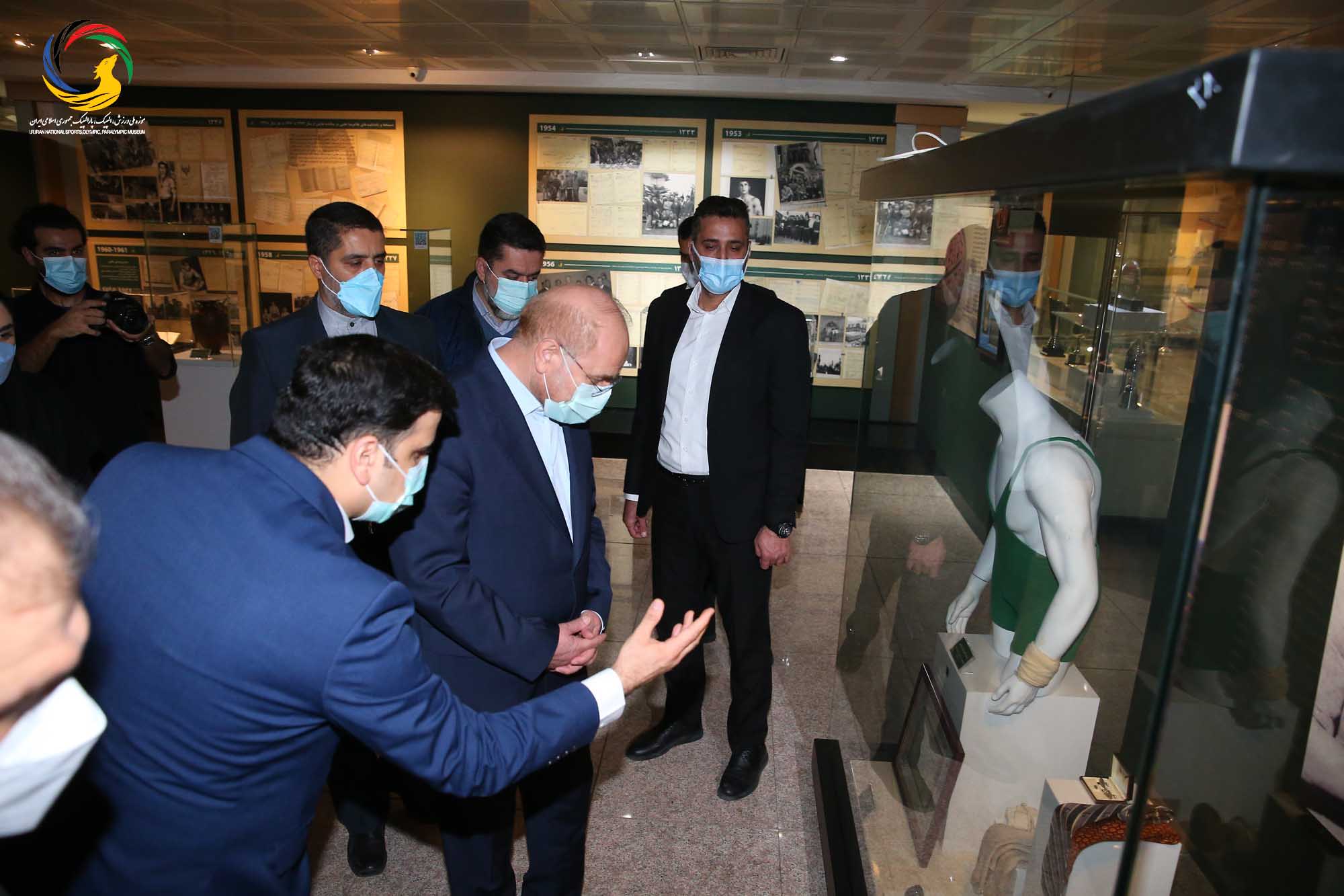 بازدید دکتر محمدباقر قالیباف از موزه ملی ورزش، المپیک، پارالمپیک