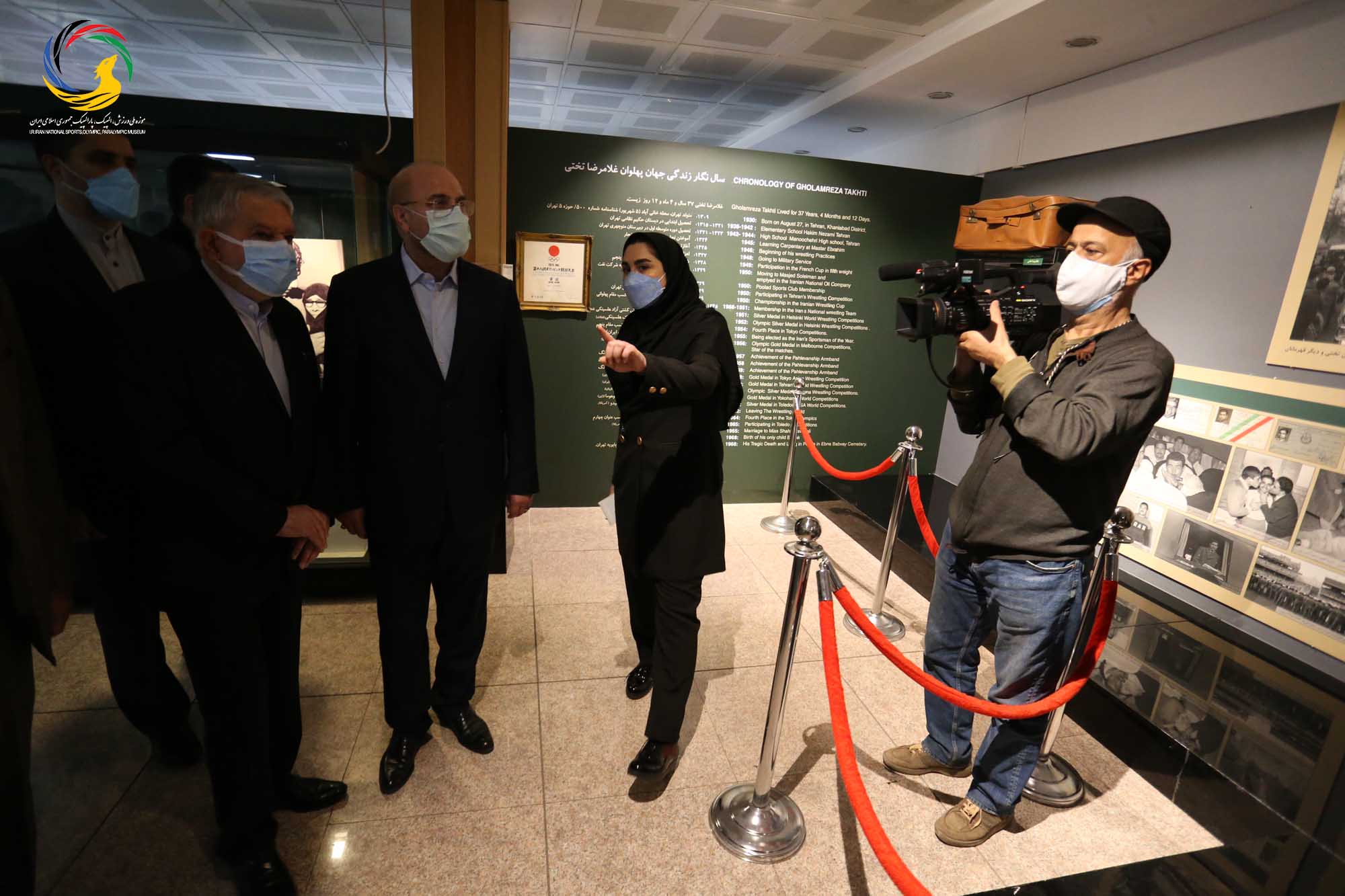 بازدید دکتر محمدباقر قالیباف از موزه ملی ورزش، المپیک، پارالمپیک