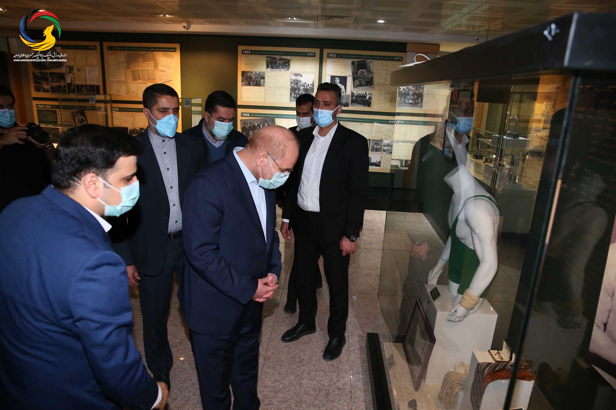 بازدید دکتر محمدباقر قالیباف از موزه ملی ورزش، المپیک، پارالمپیک
