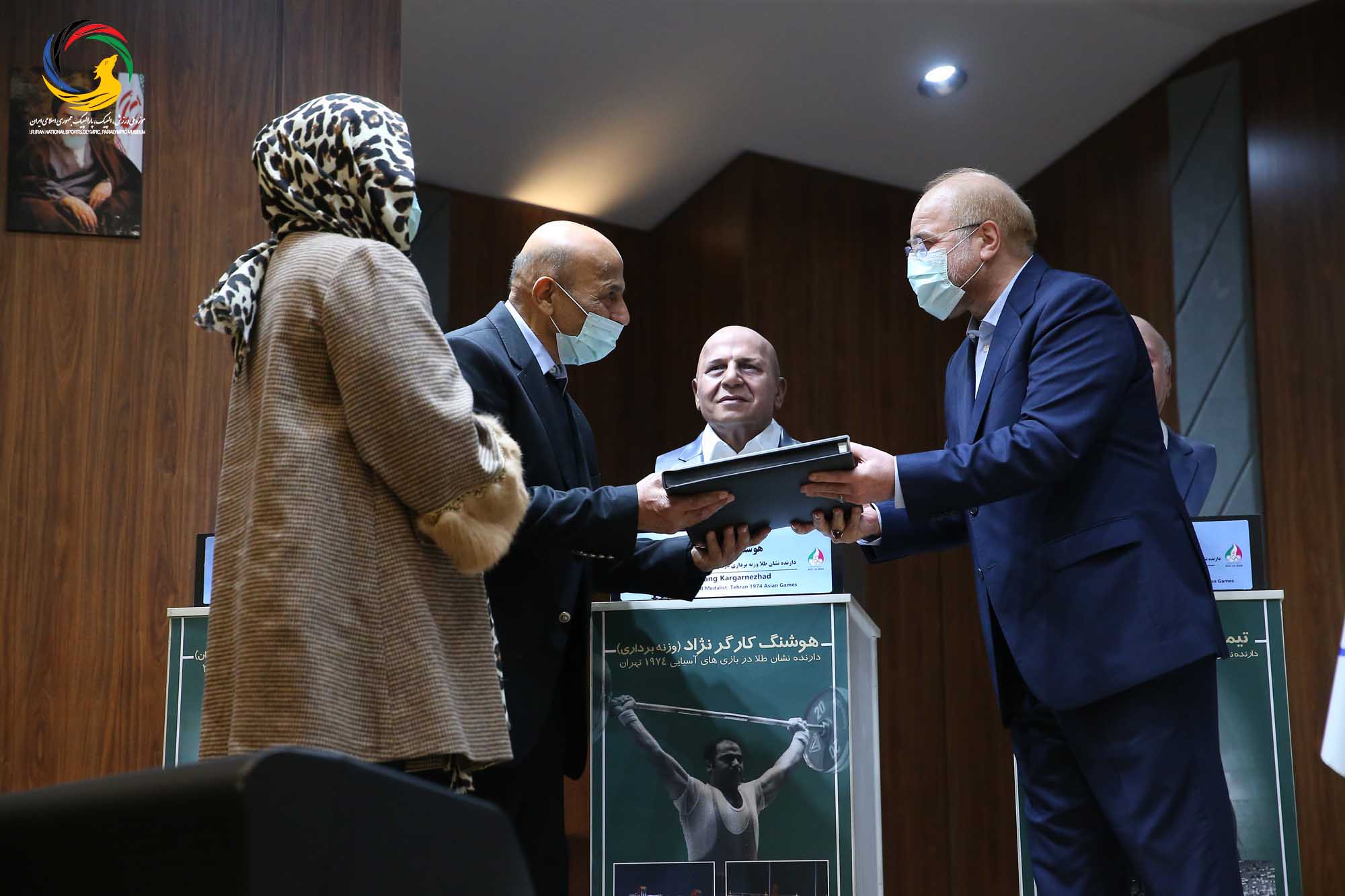 آئین رونمایی از سردیس طلایه داران بازی های آسیایی با حضور دکتر قالیباف