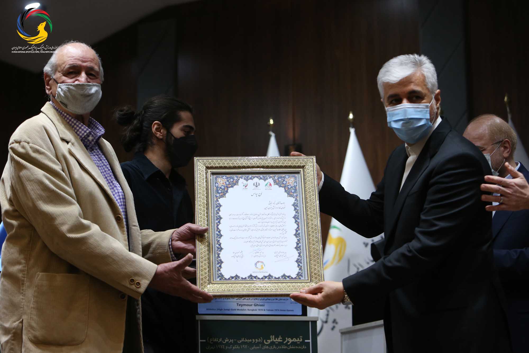 آئین رونمایی از سردیس طلایه داران بازی های آسیایی با حضور دکتر قالیباف