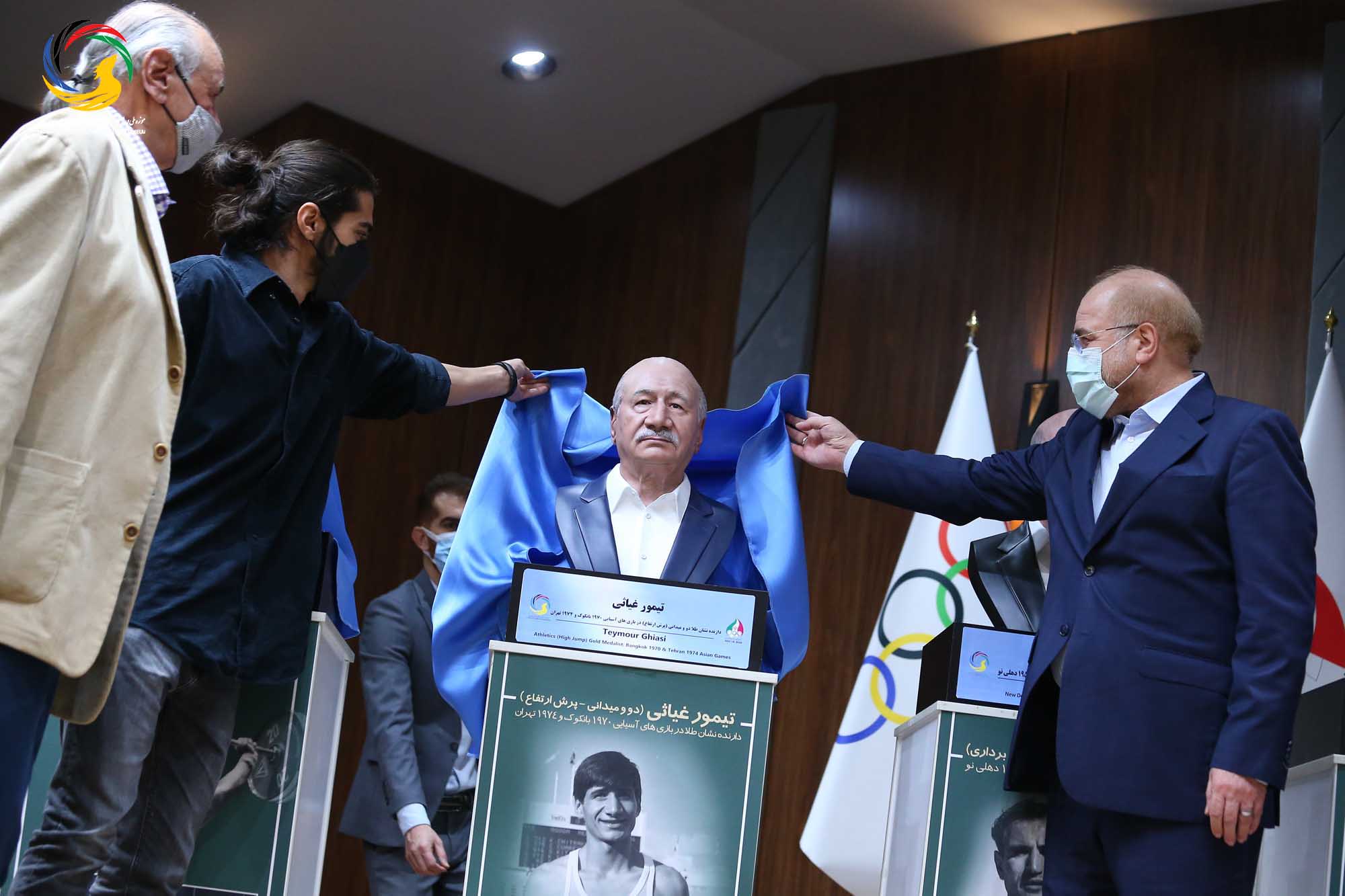 آئین رونمایی از سردیس طلایه داران بازی های آسیایی با حضور دکتر قالیباف