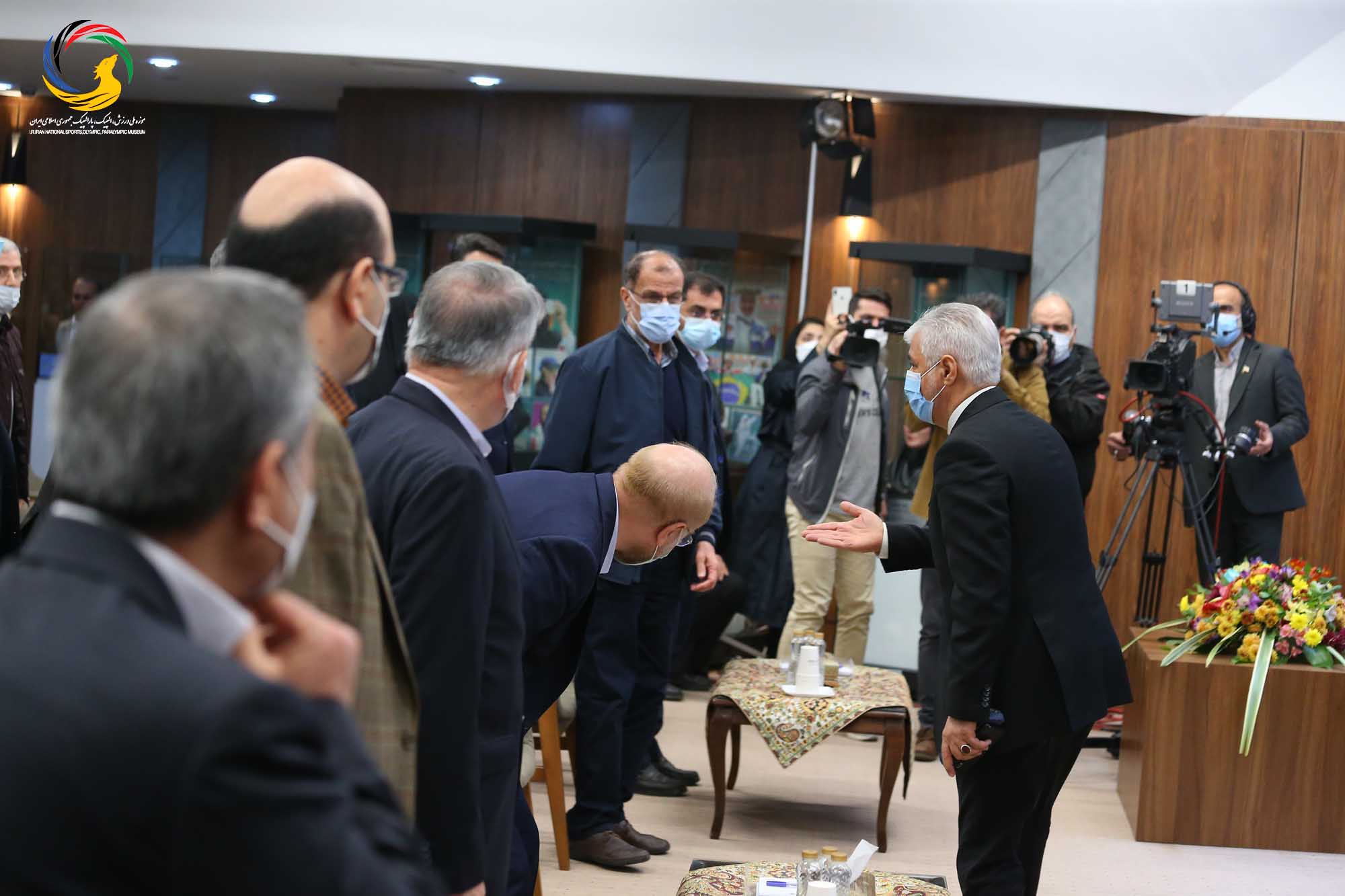 آئین رونمایی از سردیس طلایه داران بازی های آسیایی با حضور دکتر قالیباف