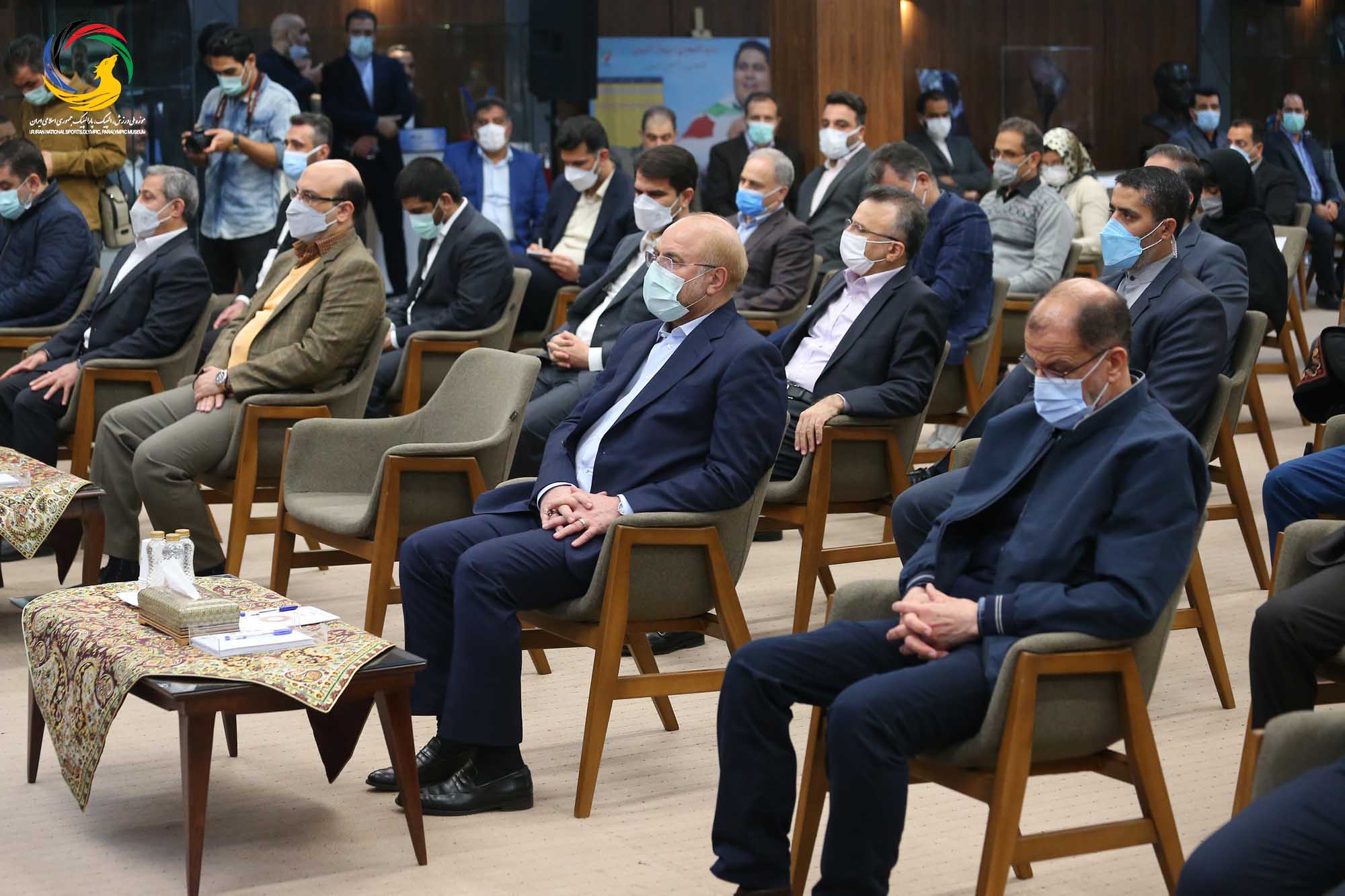 آئین رونمایی از سردیس طلایه داران بازی های آسیایی با حضور دکتر قالیباف