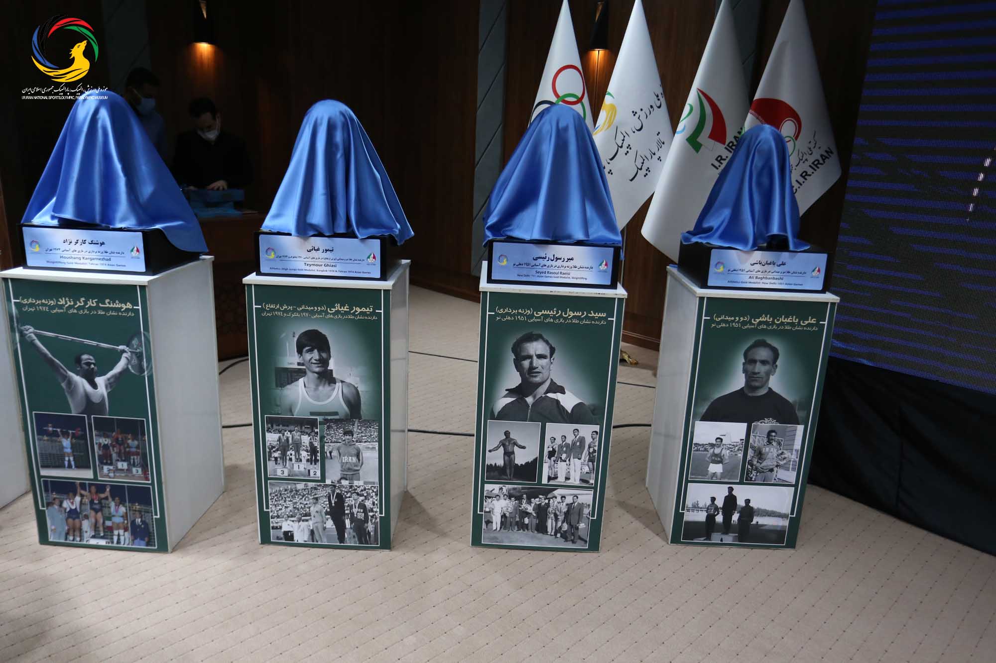 آئین رونمایی از سردیس طلایه داران بازی های آسیایی با حضور دکتر قالیباف