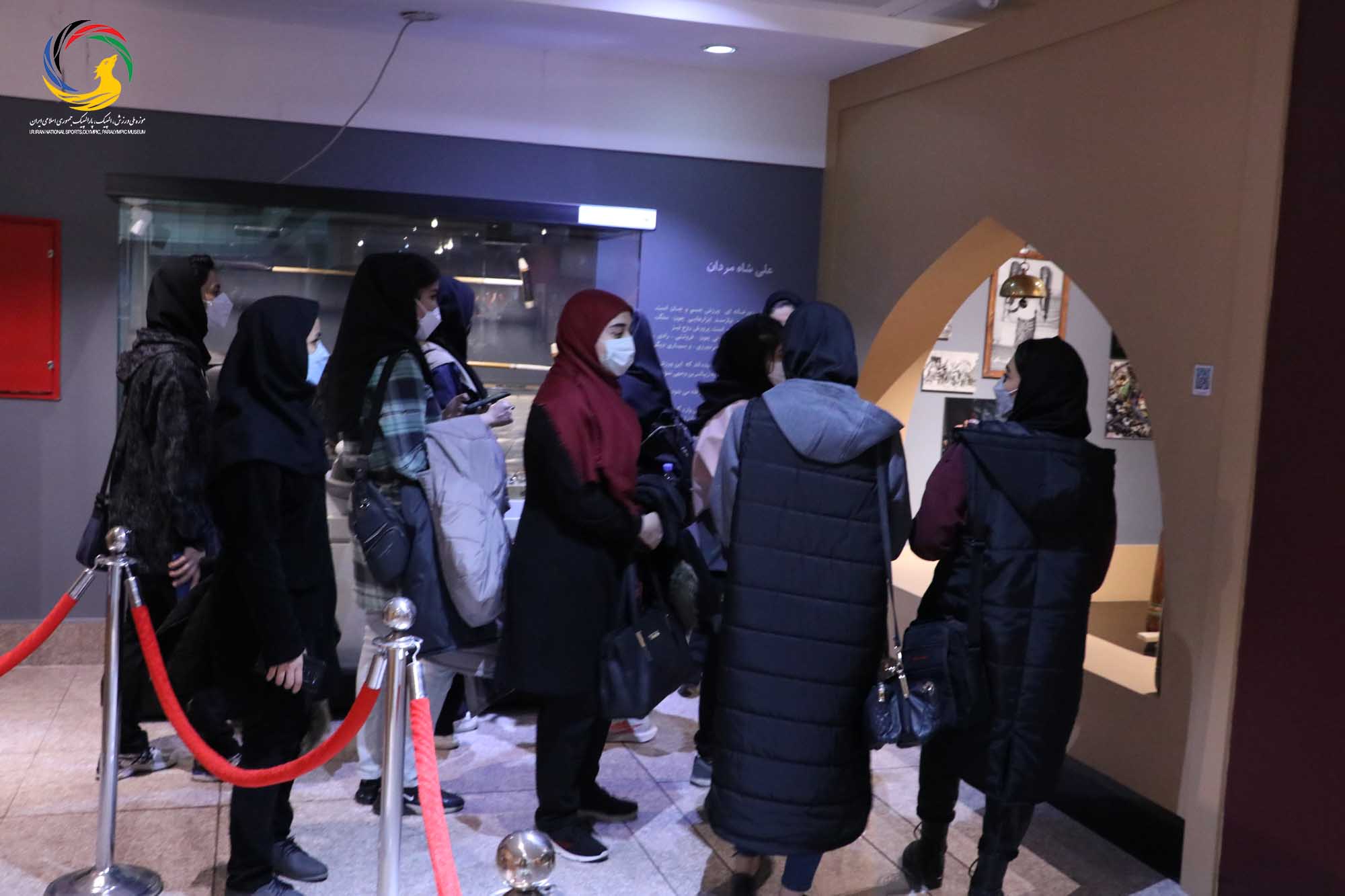 بازدید نخبگان دانشکده فنی و حرفه ای شریعتی از موزه ملی ورزش، المپیک، پارالمپیک