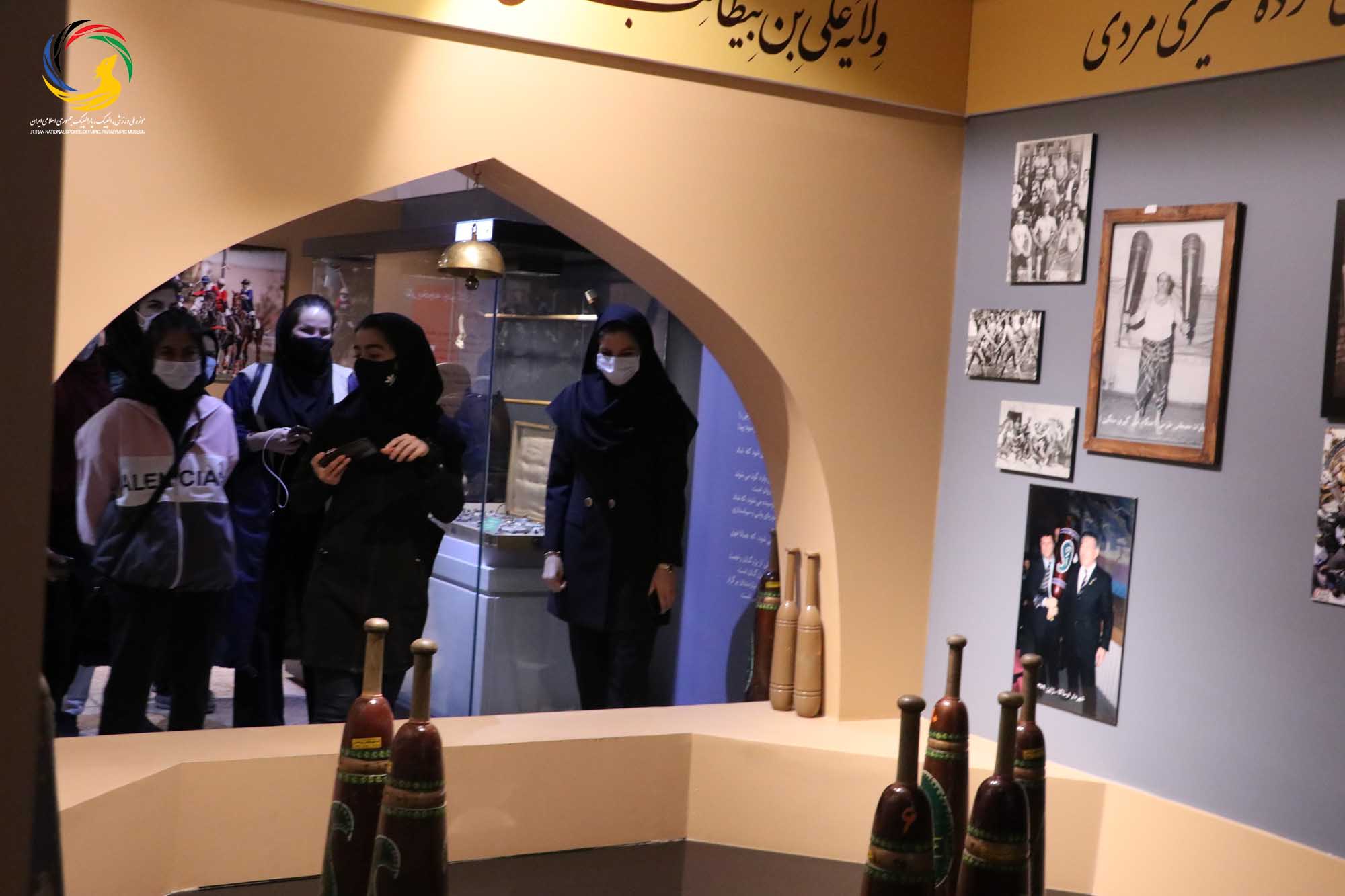 بازدید نخبگان دانشکده فنی و حرفه ای شریعتی از موزه ملی ورزش، المپیک، پارالمپیک