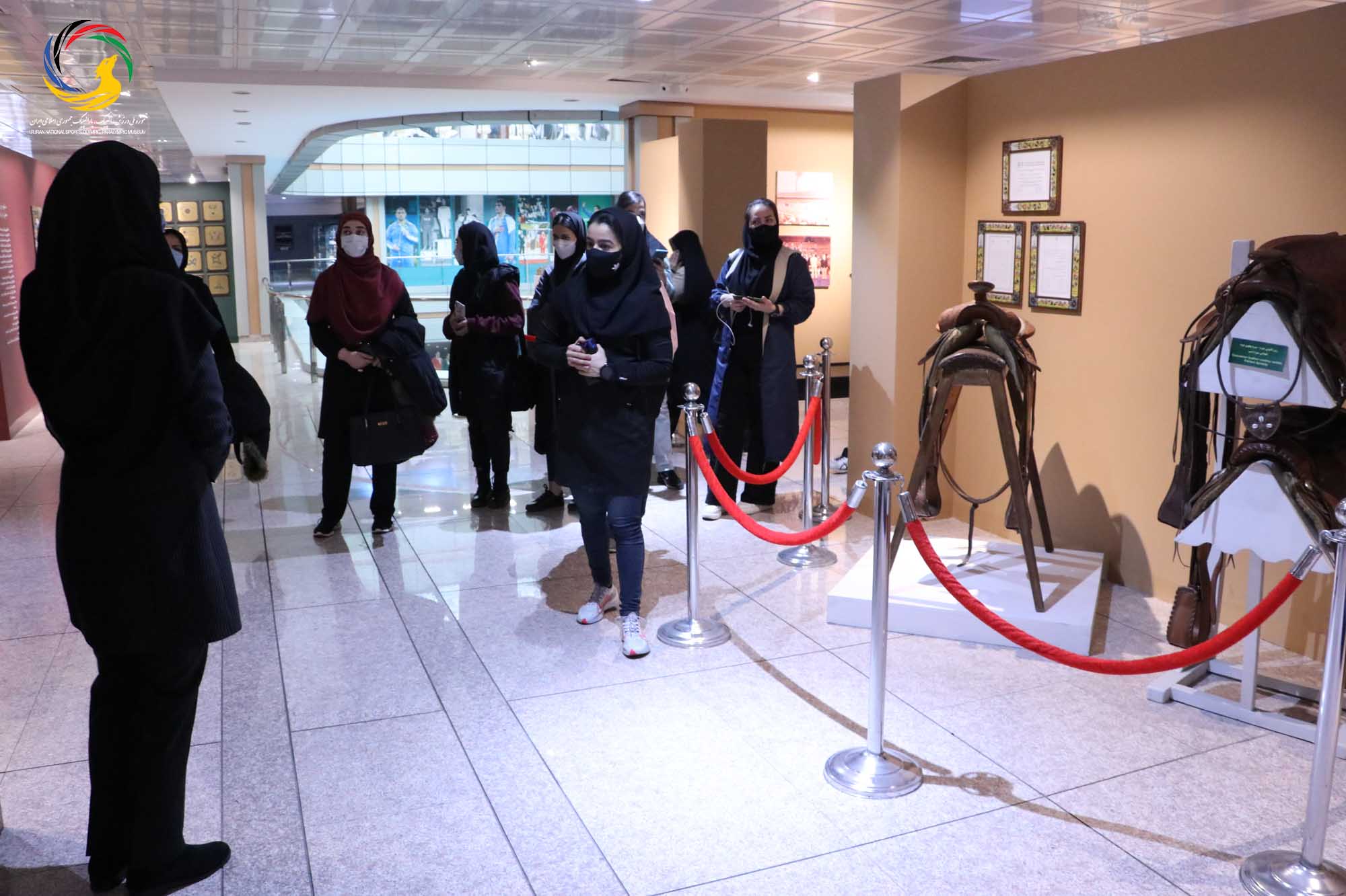 بازدید نخبگان دانشکده فنی و حرفه ای شریعتی از موزه ملی ورزش، المپیک، پارالمپیک