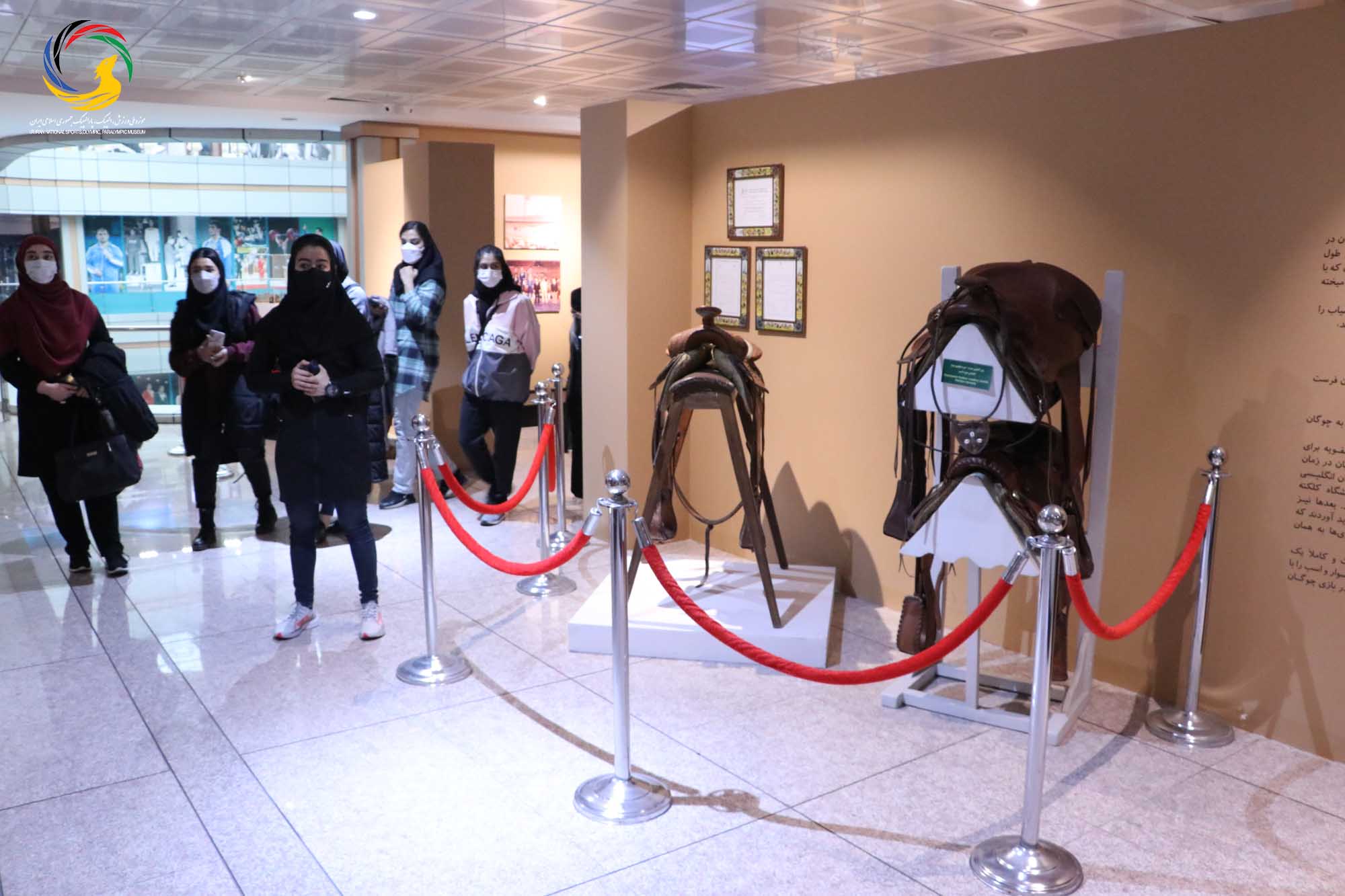 بازدید نخبگان دانشکده فنی و حرفه ای شریعتی از موزه ملی ورزش، المپیک، پارالمپیک