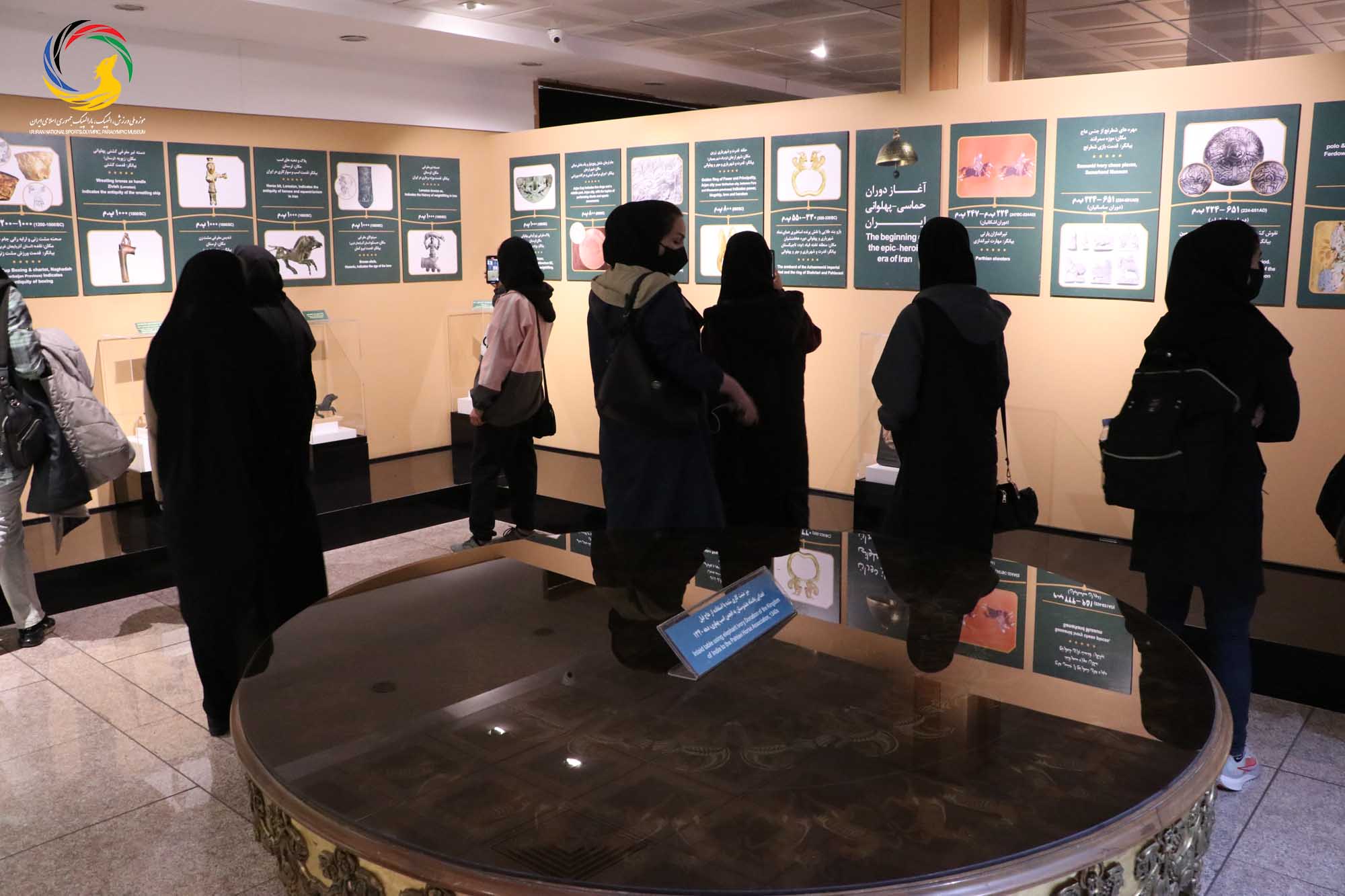 بازدید نخبگان دانشکده فنی و حرفه ای شریعتی از موزه ملی ورزش، المپیک، پارالمپیک