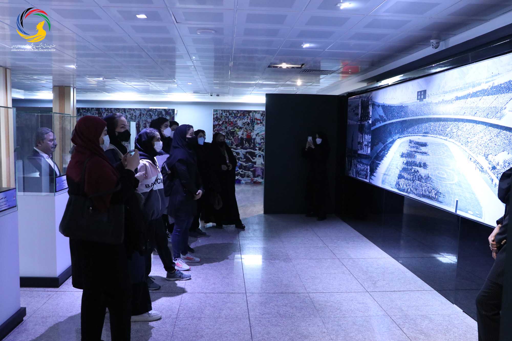 بازدید نخبگان دانشکده فنی و حرفه ای شریعتی از موزه ملی ورزش، المپیک، پارالمپیک