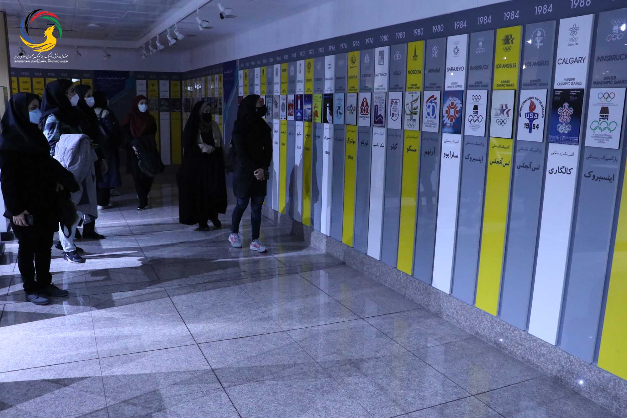 بازدید نخبگان دانشکده فنی و حرفه ای شریعتی از موزه ملی ورزش، المپیک، پارالمپیک