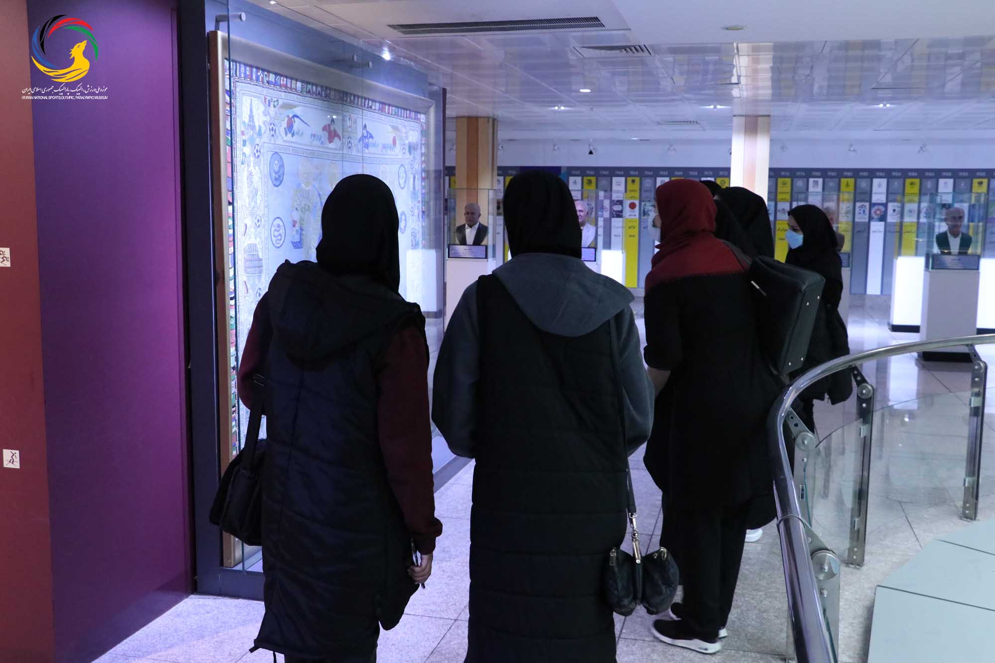 بازدید نخبگان دانشکده فنی و حرفه ای شریعتی از موزه ملی ورزش، المپیک، پارالمپیک