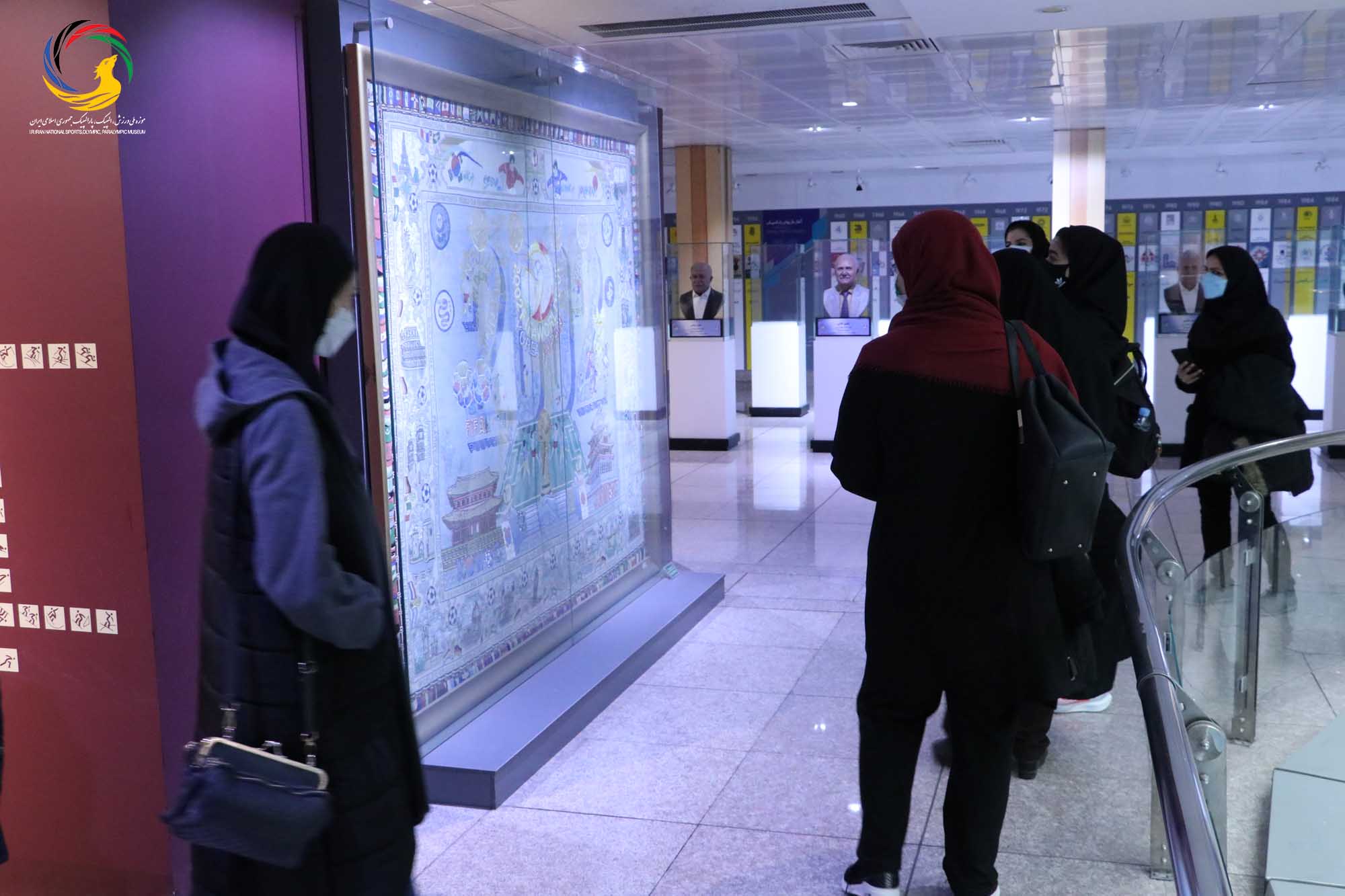 بازدید نخبگان دانشکده فنی و حرفه ای شریعتی از موزه ملی ورزش، المپیک، پارالمپیک