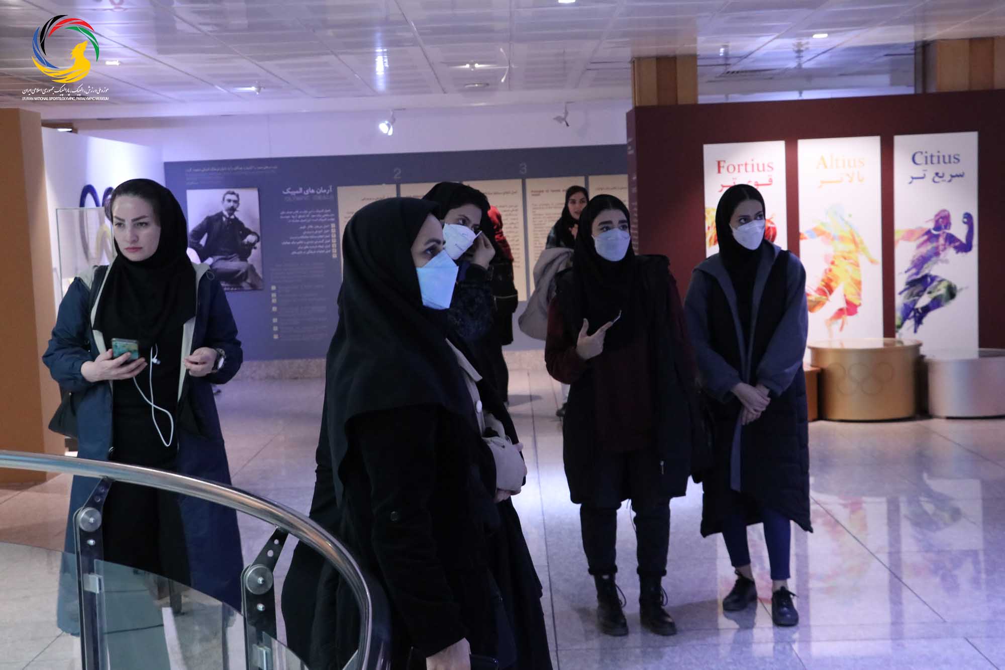 بازدید نخبگان دانشکده فنی و حرفه ای شریعتی از موزه ملی ورزش، المپیک، پارالمپیک