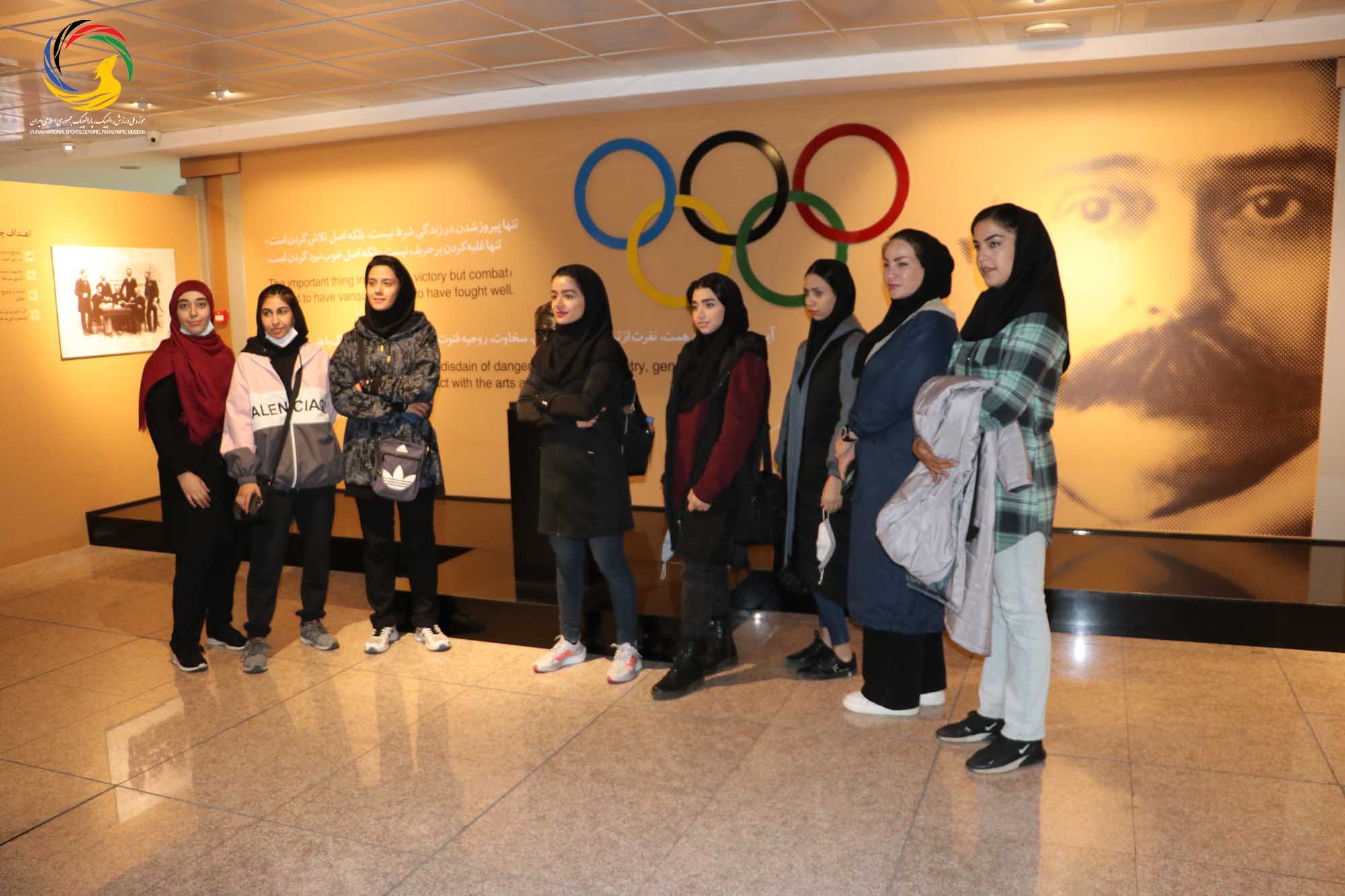 بازدید نخبگان دانشکده فنی و حرفه ای شریعتی از موزه ملی ورزش، المپیک، پارالمپیک