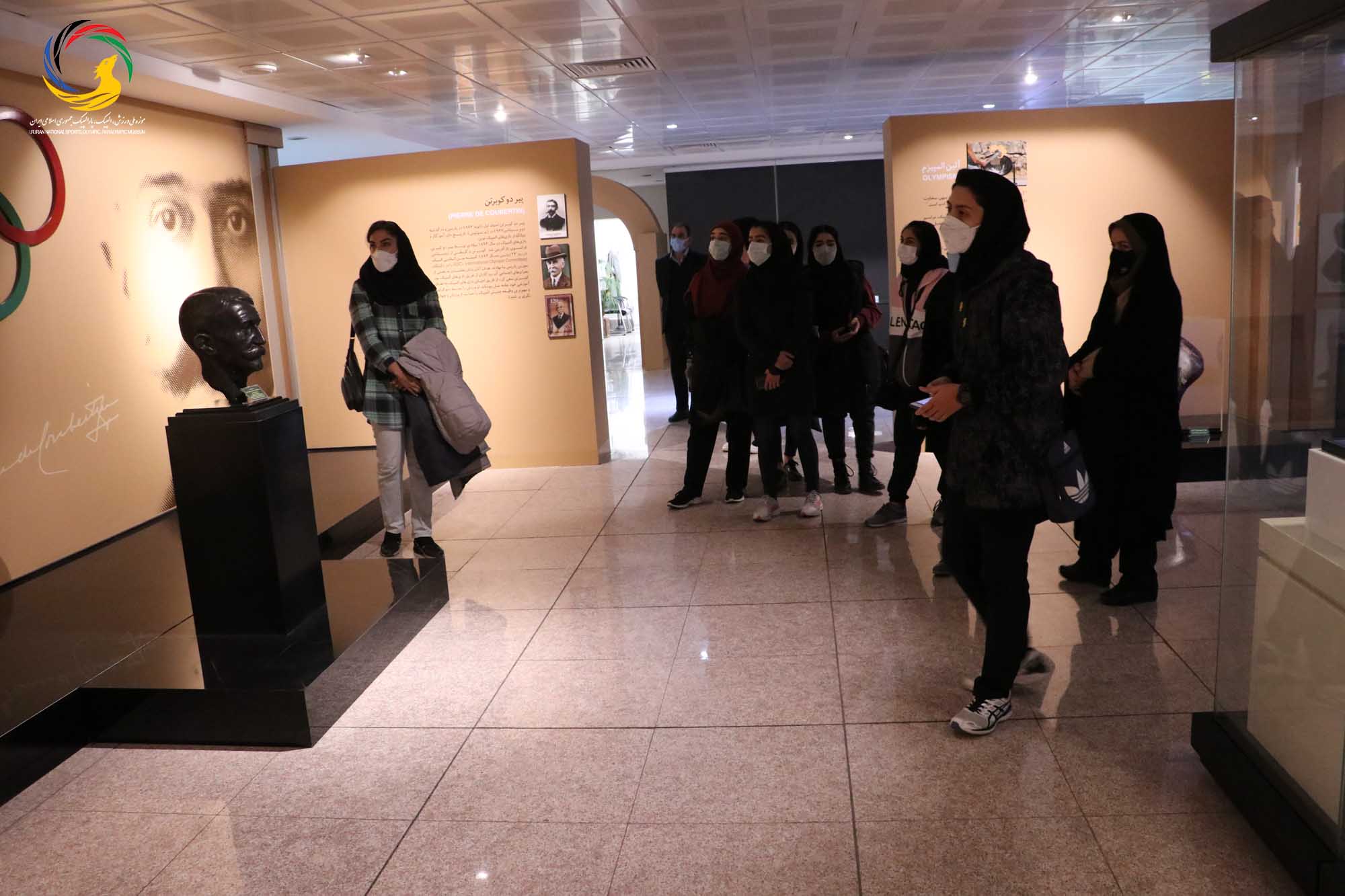 بازدید نخبگان دانشکده فنی و حرفه ای شریعتی از موزه ملی ورزش، المپیک، پارالمپیک