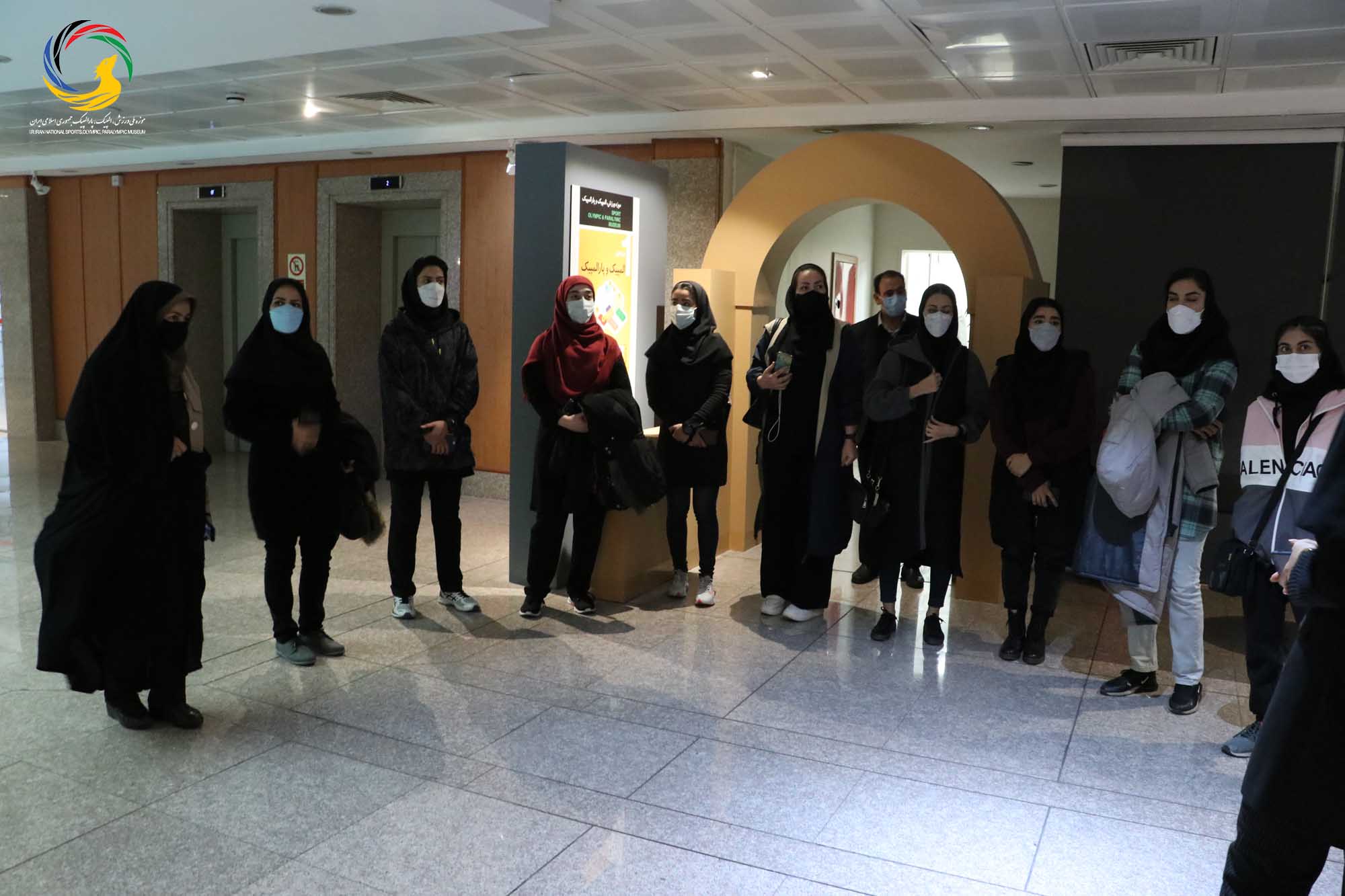 بازدید نخبگان دانشکده فنی و حرفه ای شریعتی از موزه ملی ورزش، المپیک، پارالمپیک