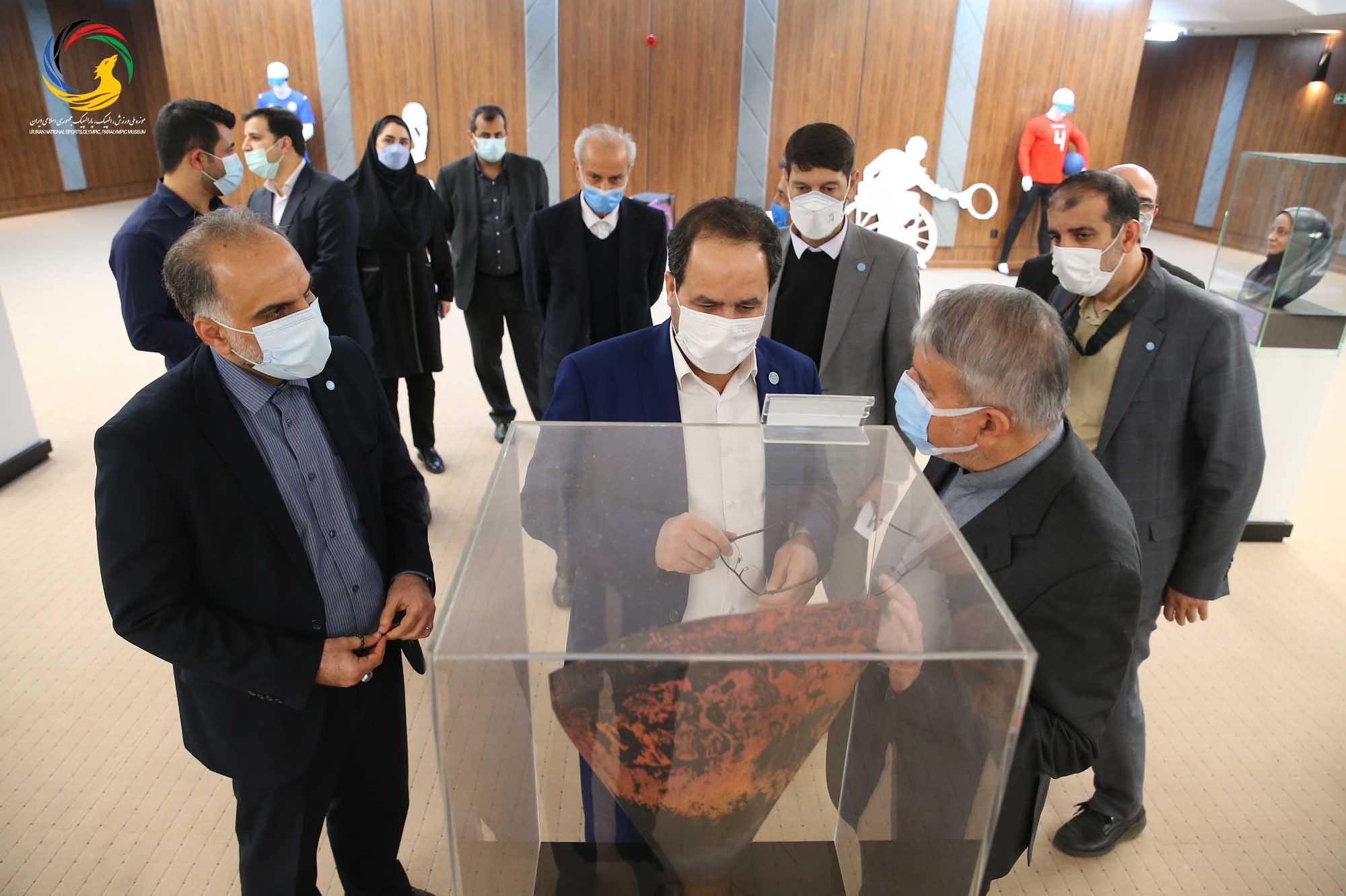بازدید دکتر سید محمد  مقیمی از موزه ملی ورزش، المپیک، پارالمپیک