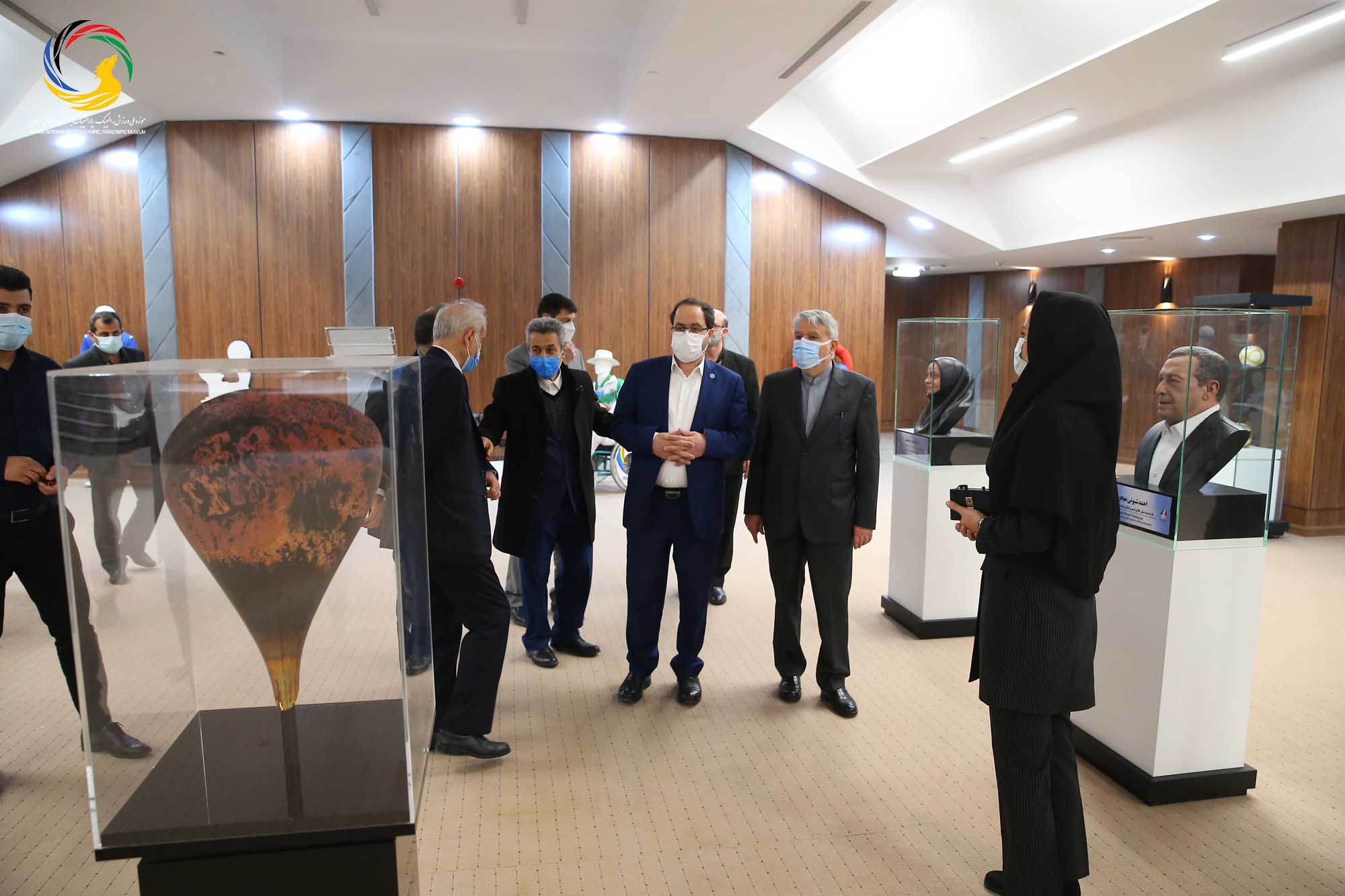 بازدید دکتر سید محمد  مقیمی از موزه ملی ورزش، المپیک، پارالمپیک