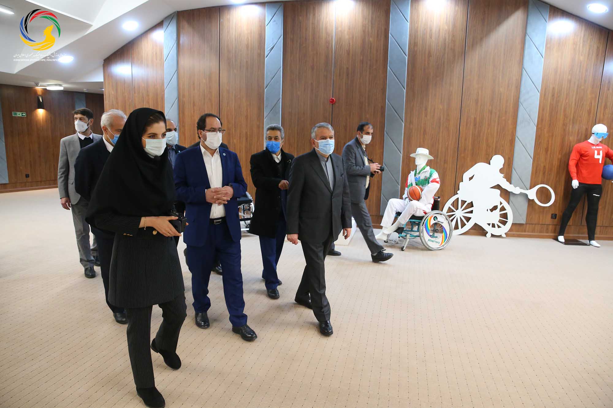 بازدید دکتر سید محمد  مقیمی از موزه ملی ورزش، المپیک، پارالمپیک