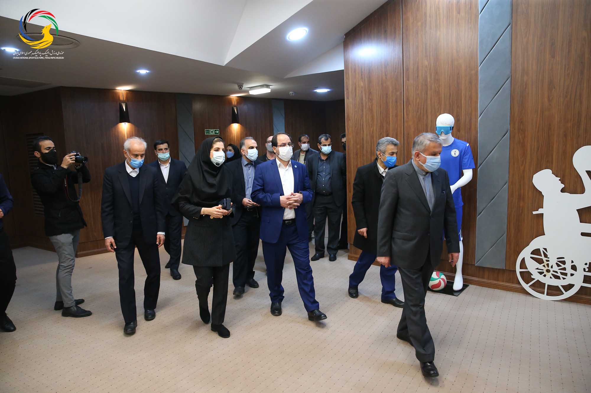 بازدید دکتر سید محمد  مقیمی از موزه ملی ورزش، المپیک، پارالمپیک