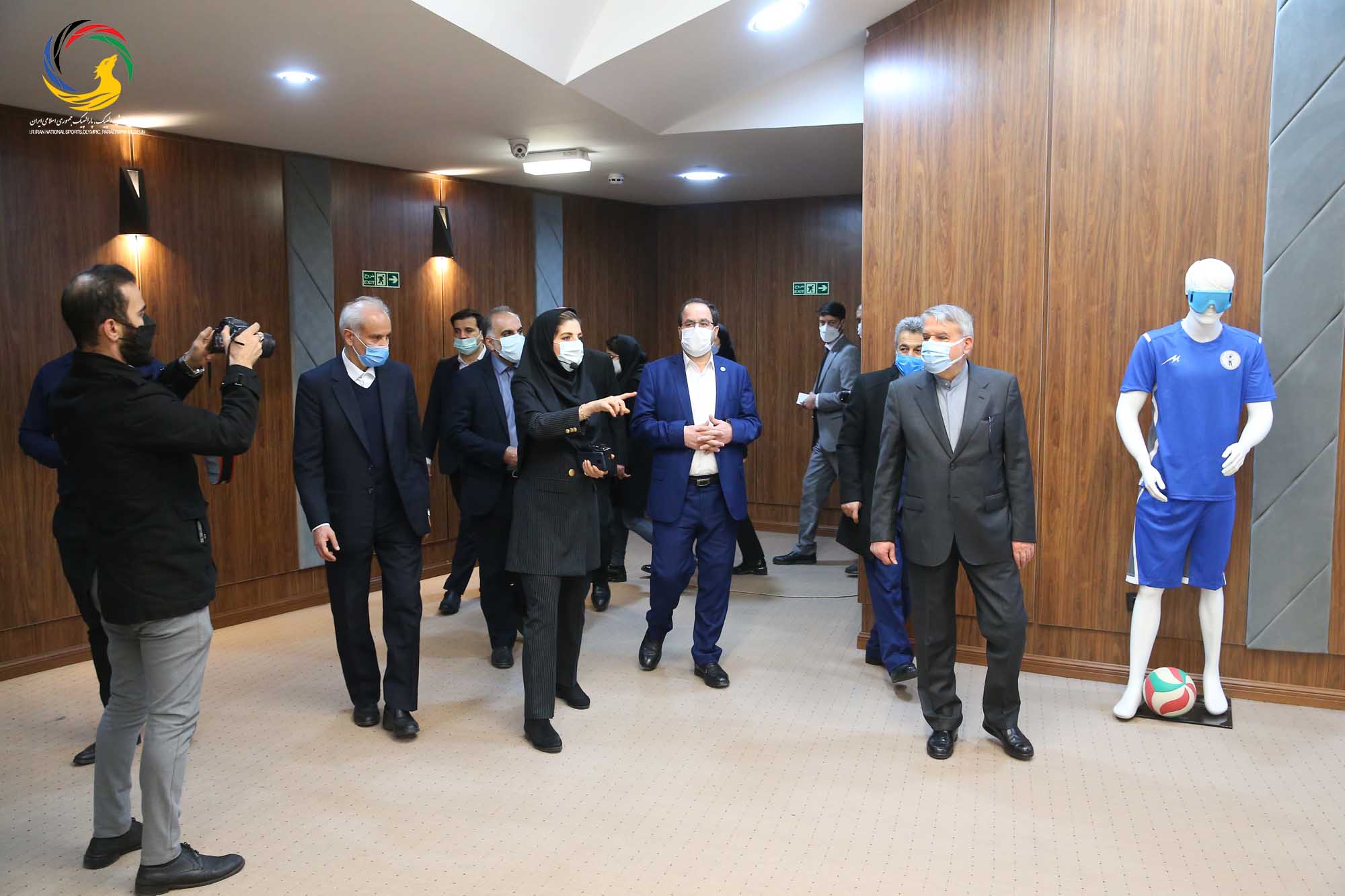 بازدید دکتر سید محمد  مقیمی از موزه ملی ورزش، المپیک، پارالمپیک