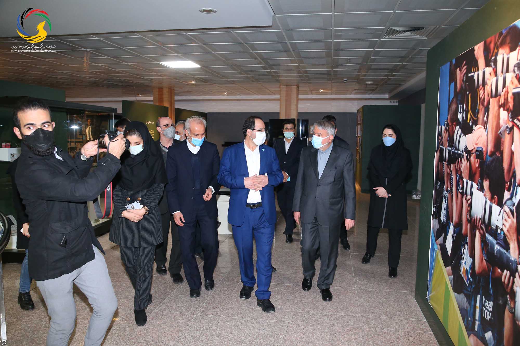 بازدید دکتر سید محمد  مقیمی از موزه ملی ورزش، المپیک، پارالمپیک