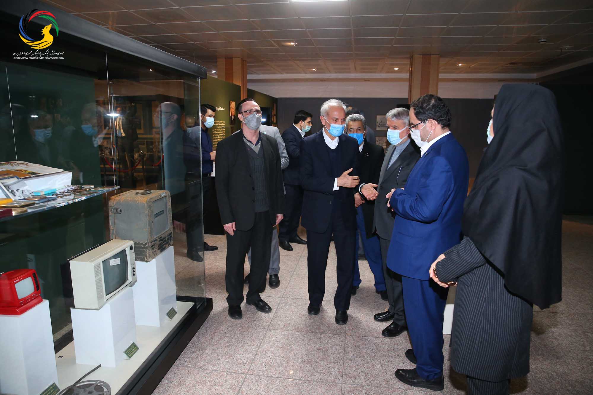 بازدید دکتر سید محمد  مقیمی از موزه ملی ورزش، المپیک، پارالمپیک