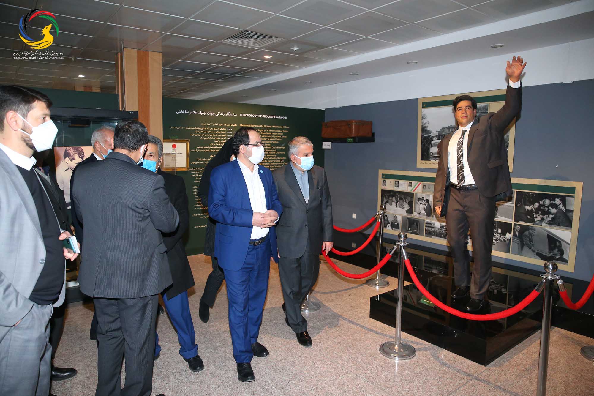 بازدید دکتر سید محمد  مقیمی از موزه ملی ورزش، المپیک، پارالمپیک