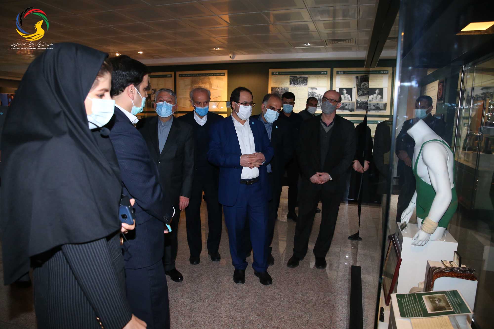 بازدید دکتر سید محمد  مقیمی از موزه ملی ورزش، المپیک، پارالمپیک