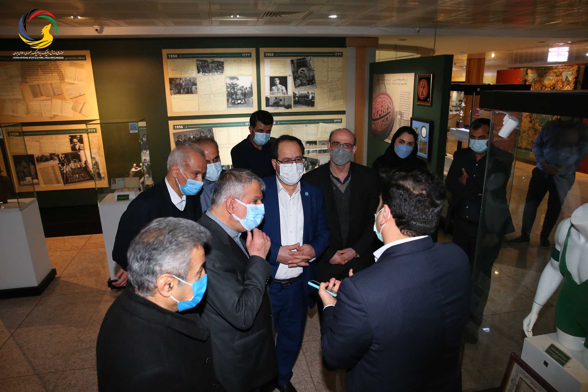 بازدید دکتر سید محمد  مقیمی از موزه ملی ورزش، المپیک، پارالمپیک