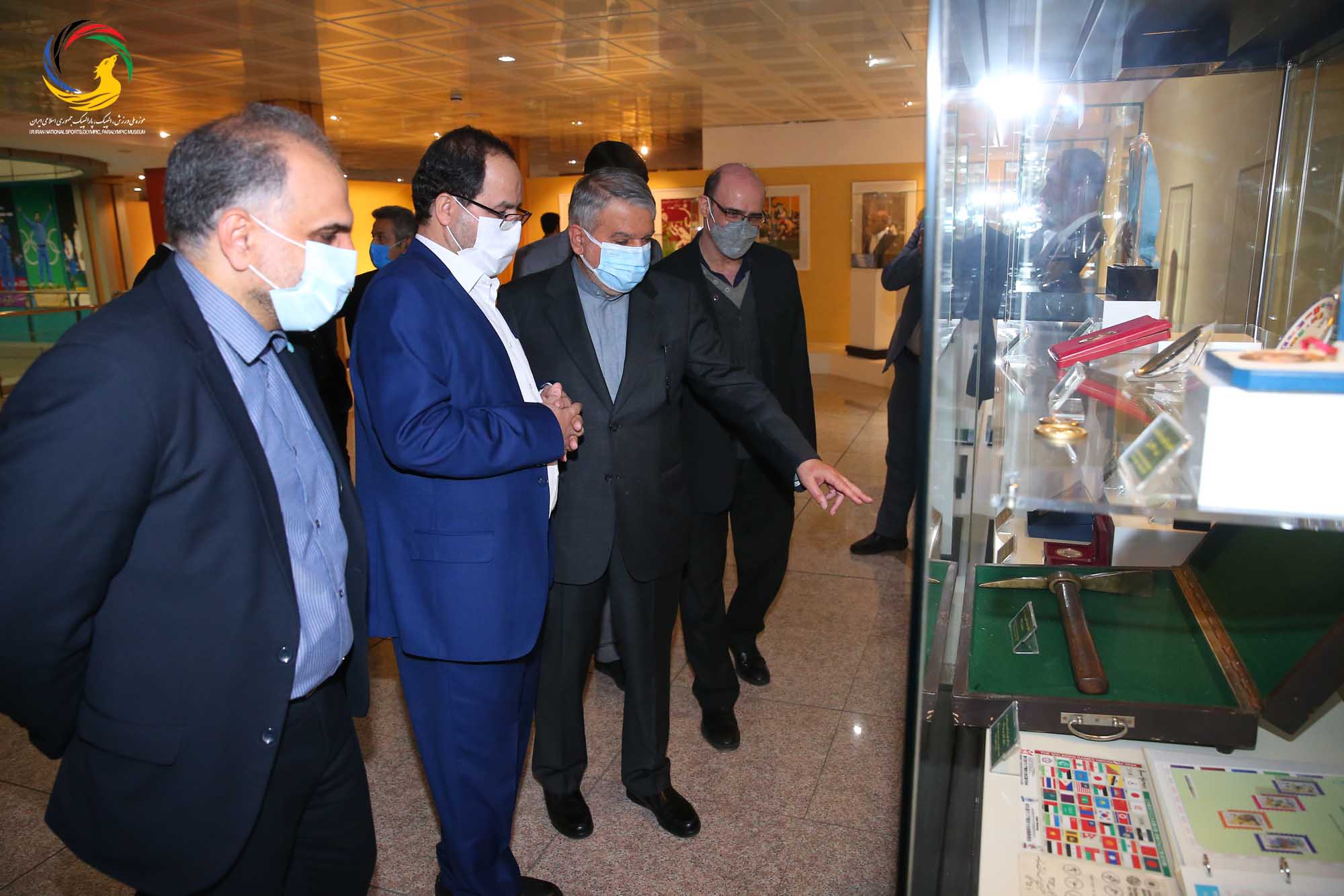 بازدید دکتر سید محمد مقیمی از موزه ملی ورزش، المپیک، پارالمپیک