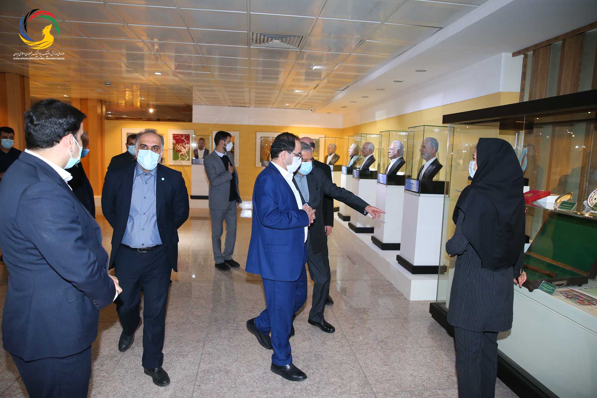 بازدید دکتر سید محمد مقیمی از موزه ملی ورزش، المپیک، پارالمپیک