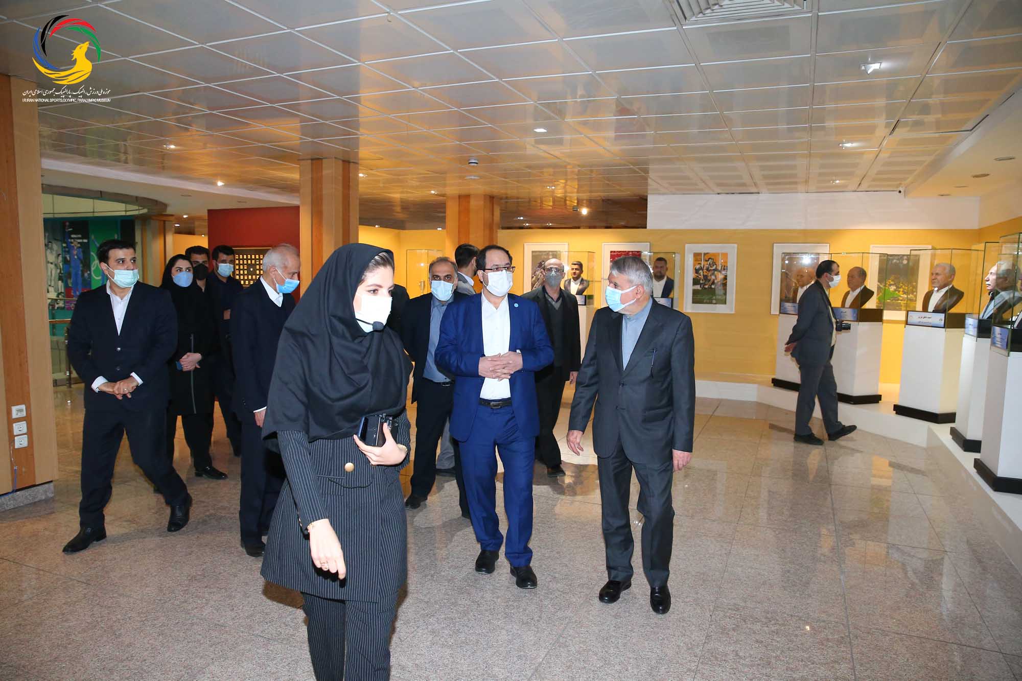 بازدید دکتر سید محمد مقیمی از موزه ملی ورزش، المپیک، پارالمپیک