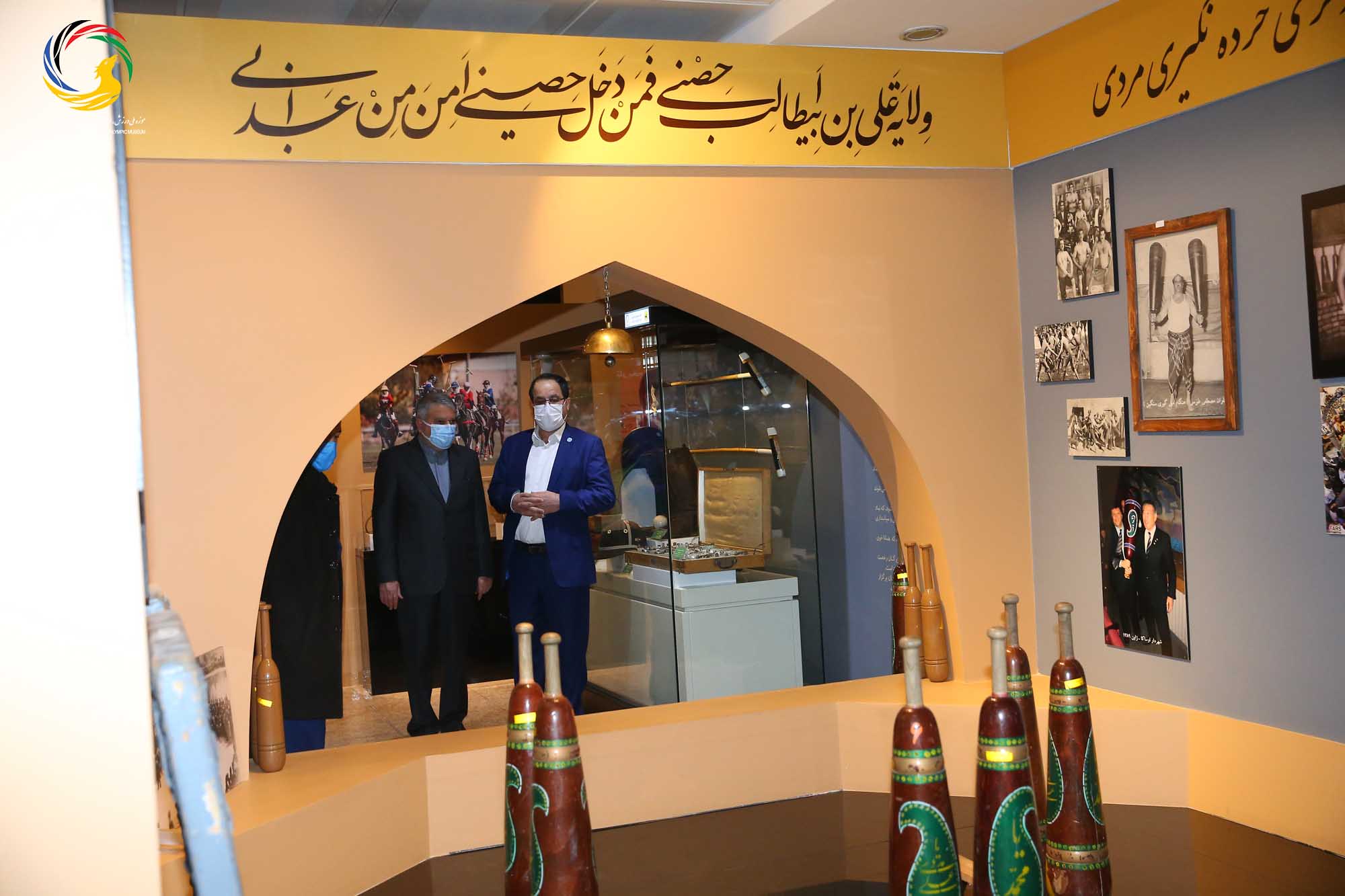 بازدید دکتر سید محمد مقیمی از موزه ملی ورزش، المپیک، پارالمپیک