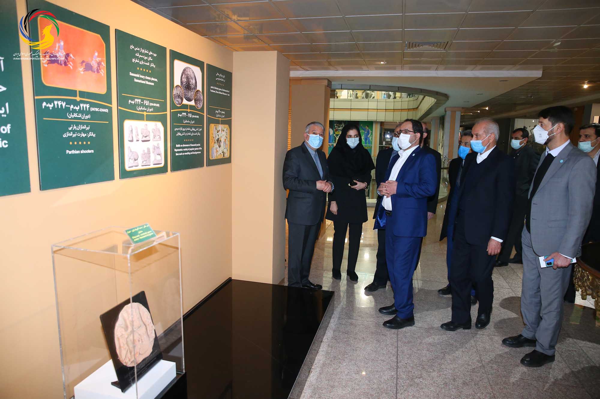 بازدید دکتر سید محمد مقیمی از موزه ملی ورزش، المپیک، پارالمپیک