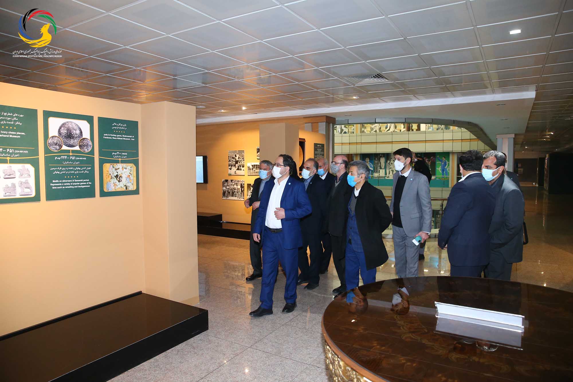بازدید دکتر سید محمد مقیمی از موزه ملی ورزش، المپیک، پارالمپیک