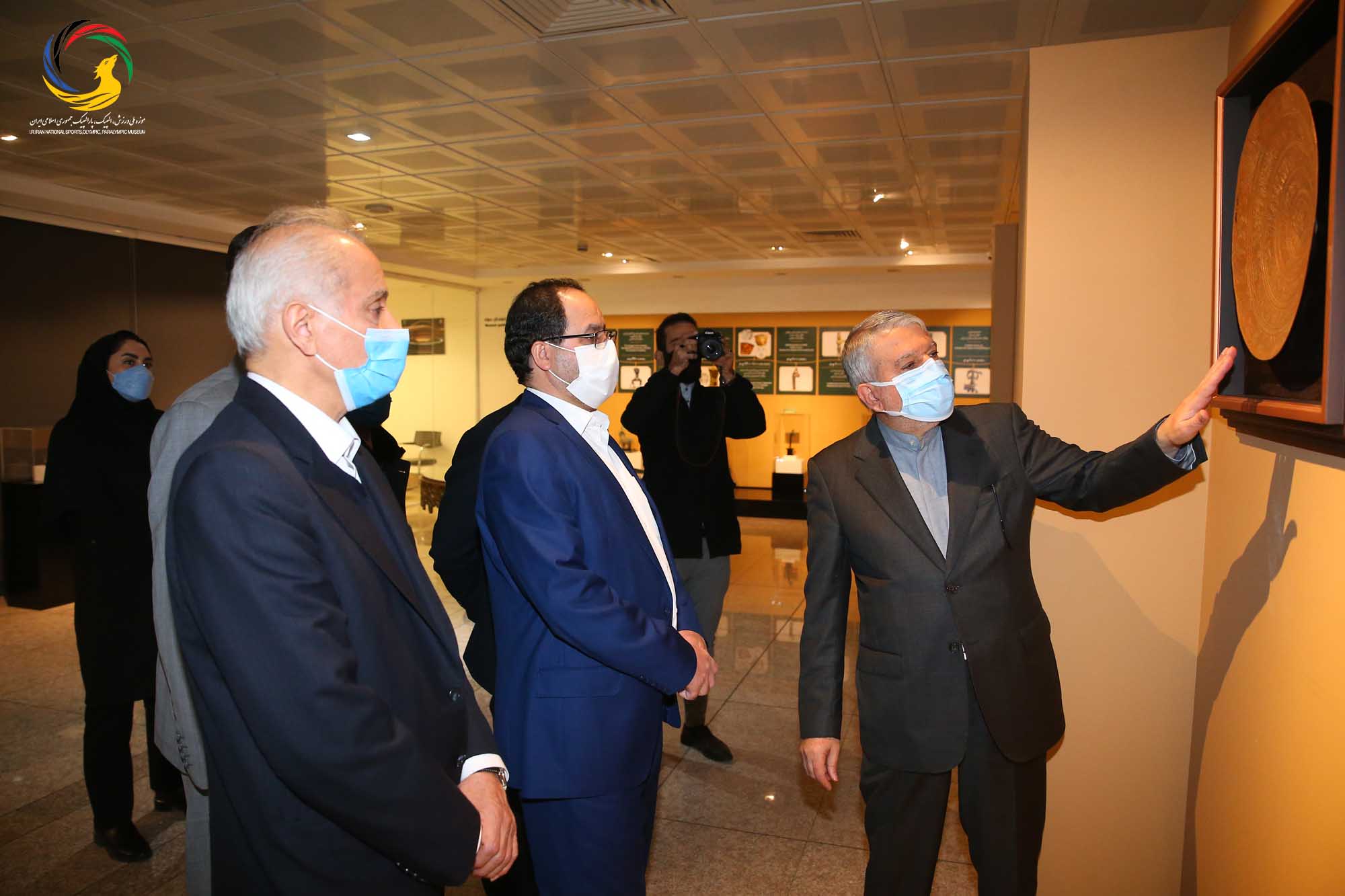 بازدید دکتر سید محمد مقیمی از موزه ملی ورزش، المپیک، پارالمپیک