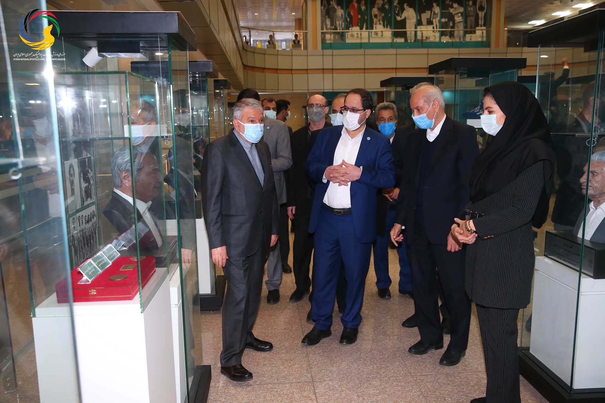 بازدید دکتر سید محمد مقیمی از موزه ملی ورزش، المپیک، پارالمپیک