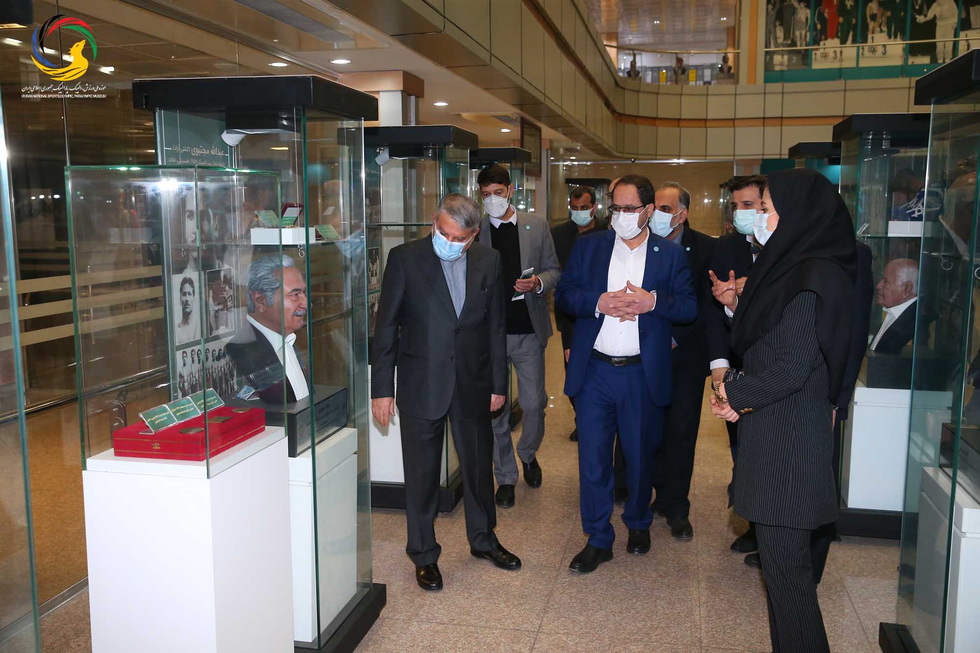 بازدید دکتر سید محمد مقیمی از موزه ملی ورزش، المپیک، پارالمپیک