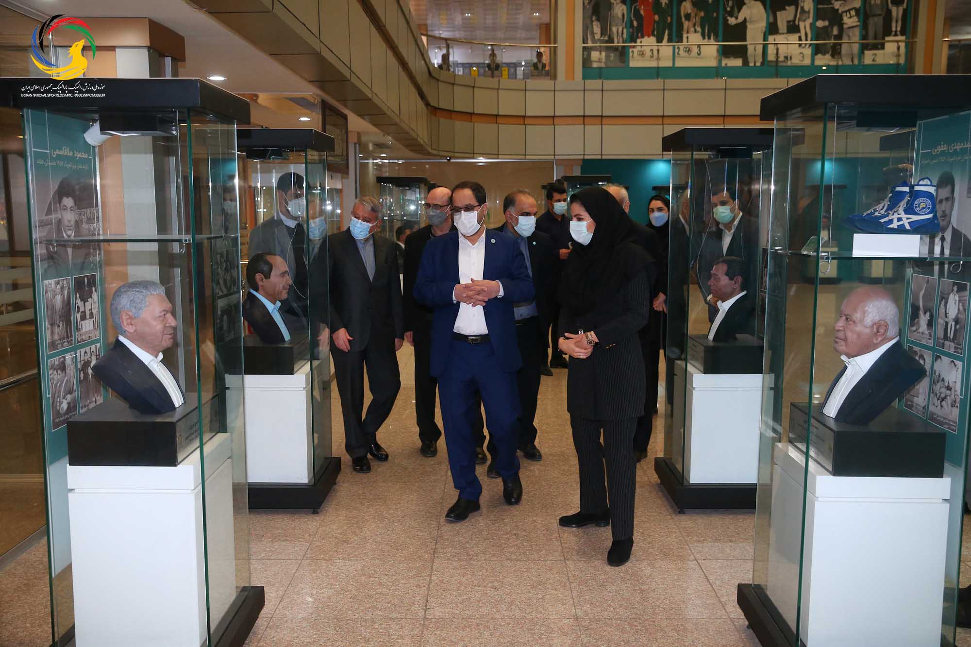بازدید دکتر سید محمد مقیمی از موزه ملی ورزش، المپیک، پارالمپیک