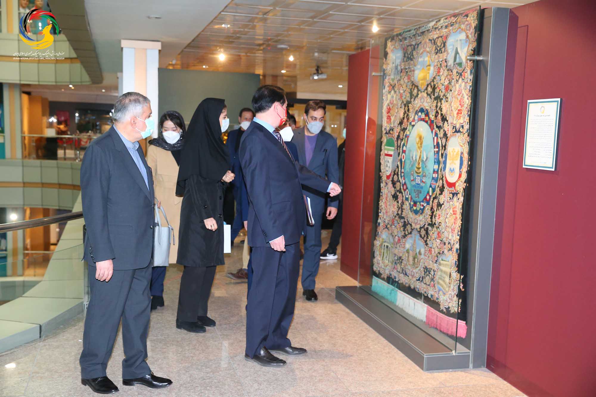بازدید سفیر کشور چین و هیئت همراه از موزه ملی ورزش، المپیک، پارالمپیک