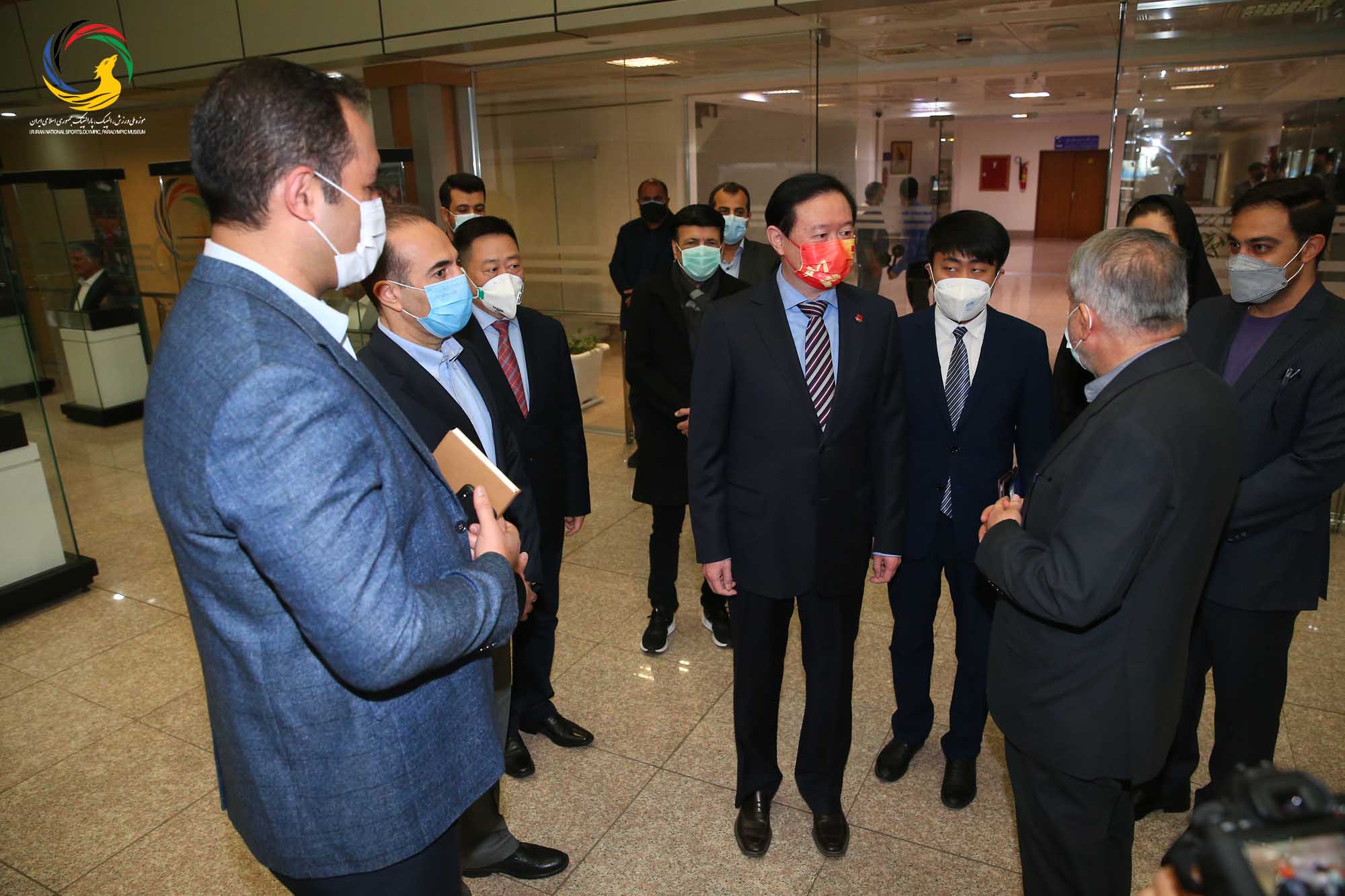 بازدید سفیر کشور چین و هیئت همراه از موزه ملی ورزش، المپیک، پارالمپیک