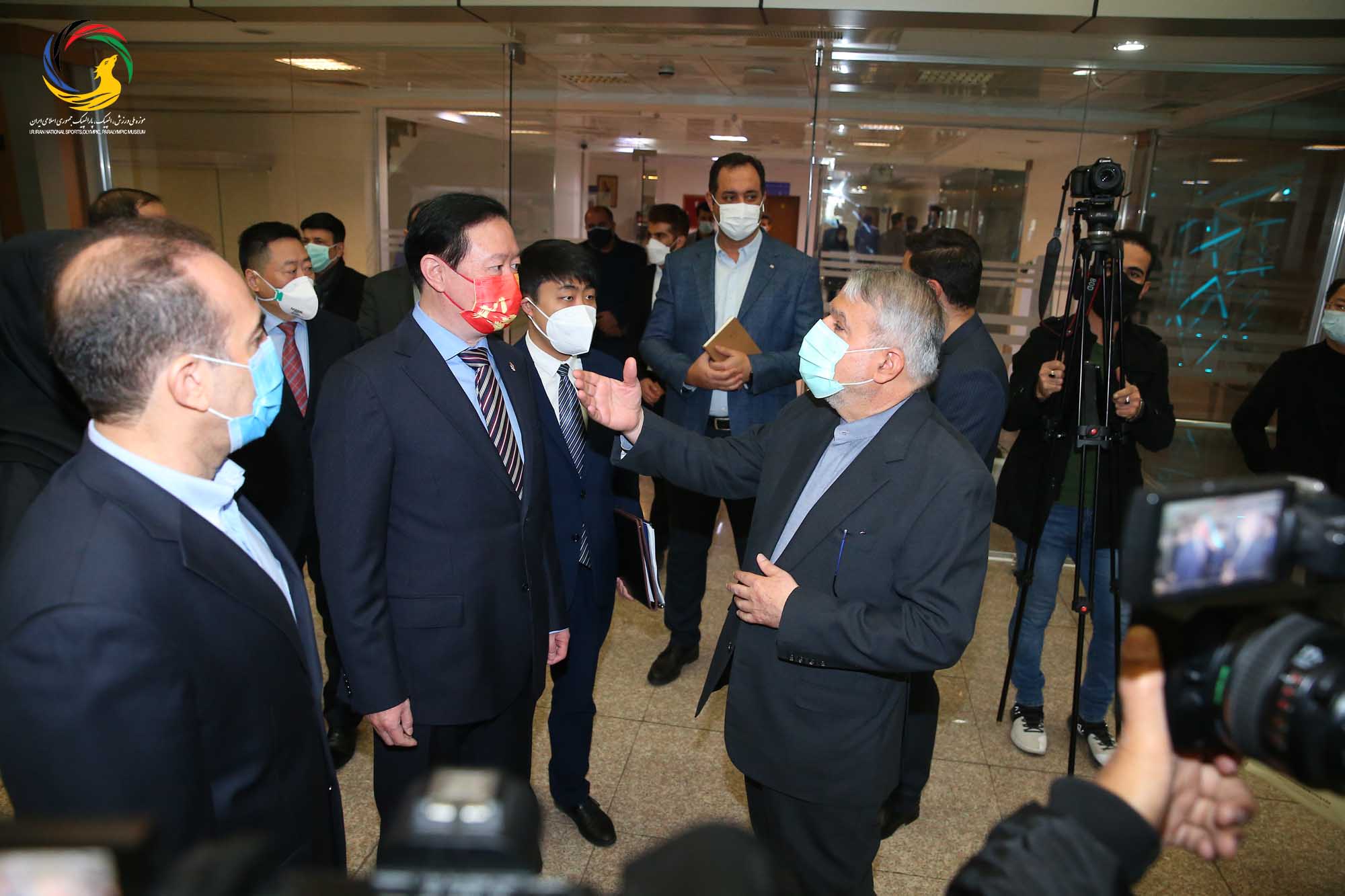 بازدید سفیر کشور چین و هیئت همراه از موزه ملی ورزش، المپیک، پارالمپیک