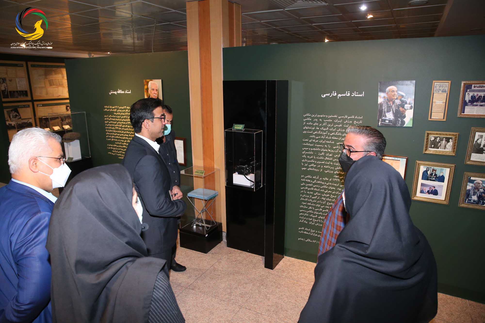 بازدید ریاست اتاق بازرگانی ایران و قطر از موزه ملی ورزش، المپیک، پارالمپیک