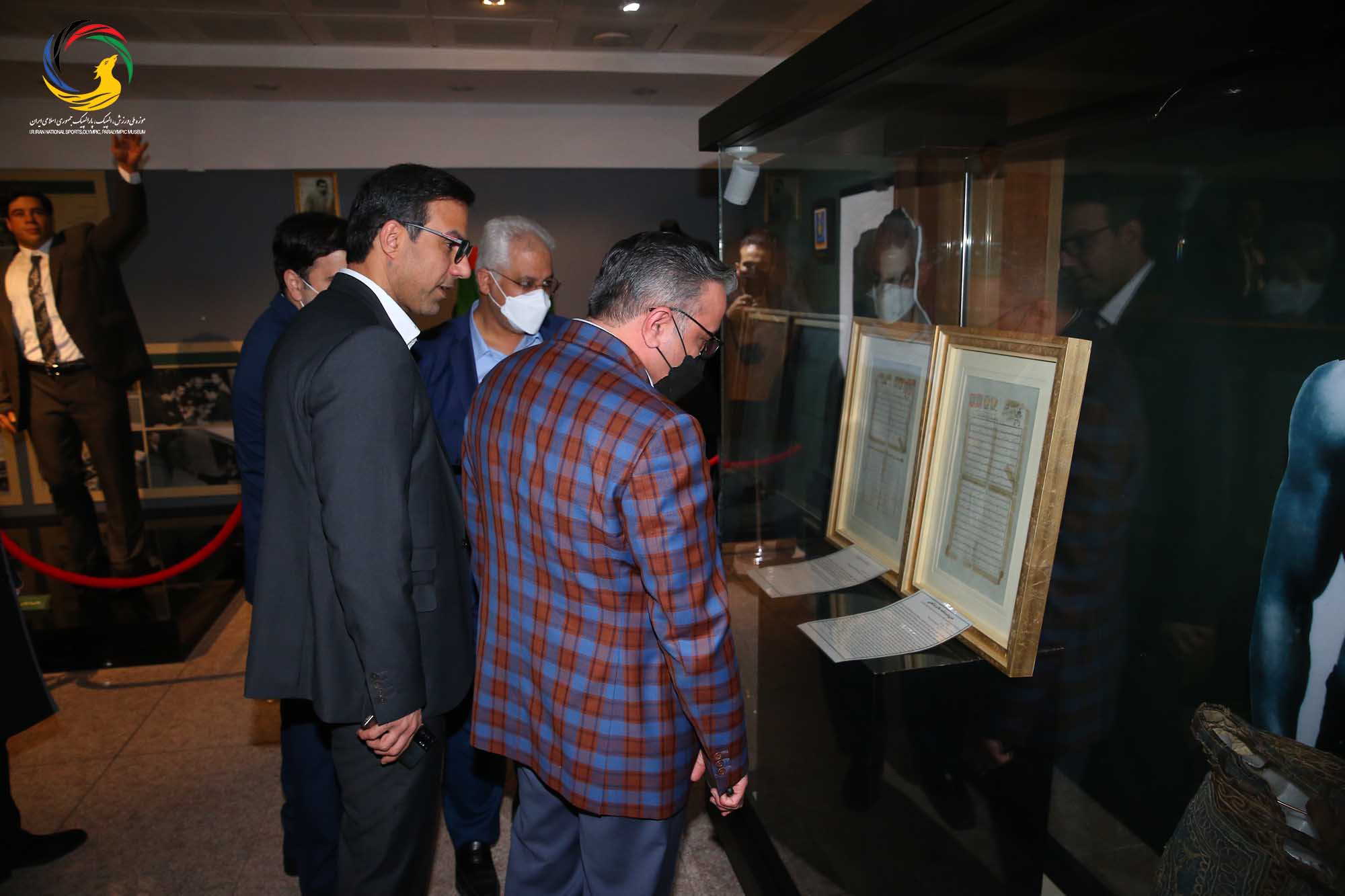 بازدید ریاست اتاق بازرگانی ایران و قطر از موزه ملی ورزش، المپیک، پارالمپیک
